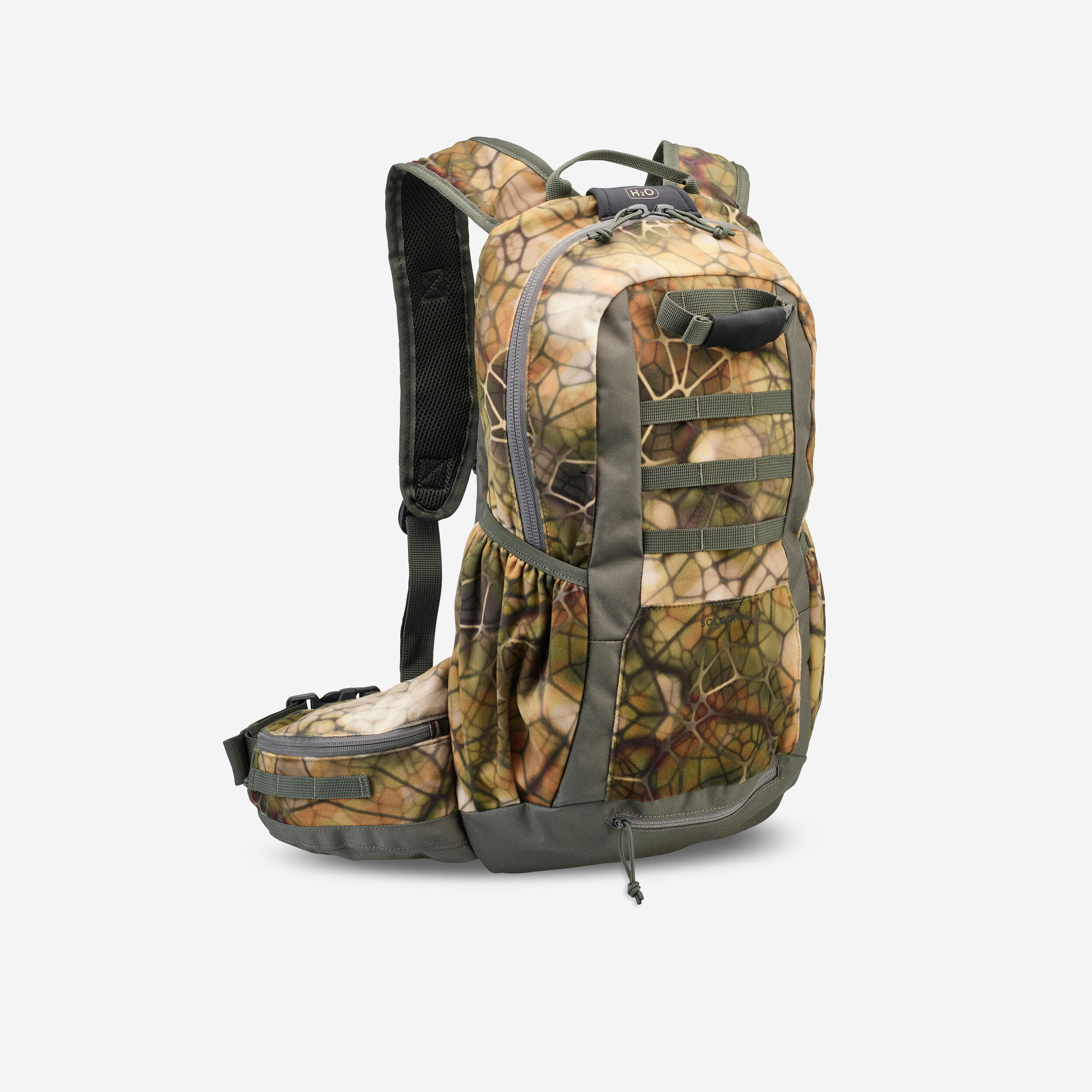 Solognac Jagdrucksack FURTIV XTRALIGHT geräuscharm 20 L camouflage