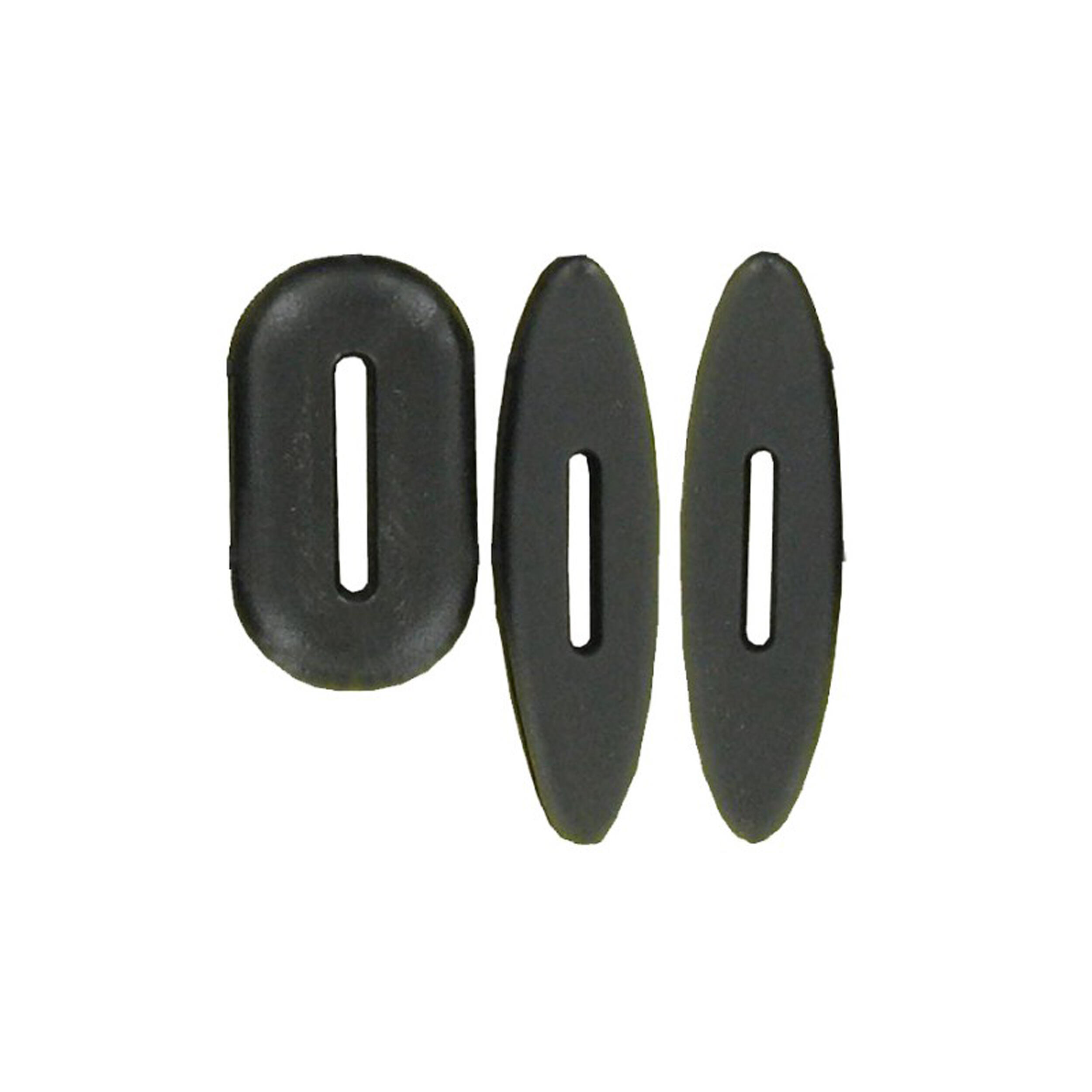 Fouganza Martingalstopper und Oliven für Zügel schwarz