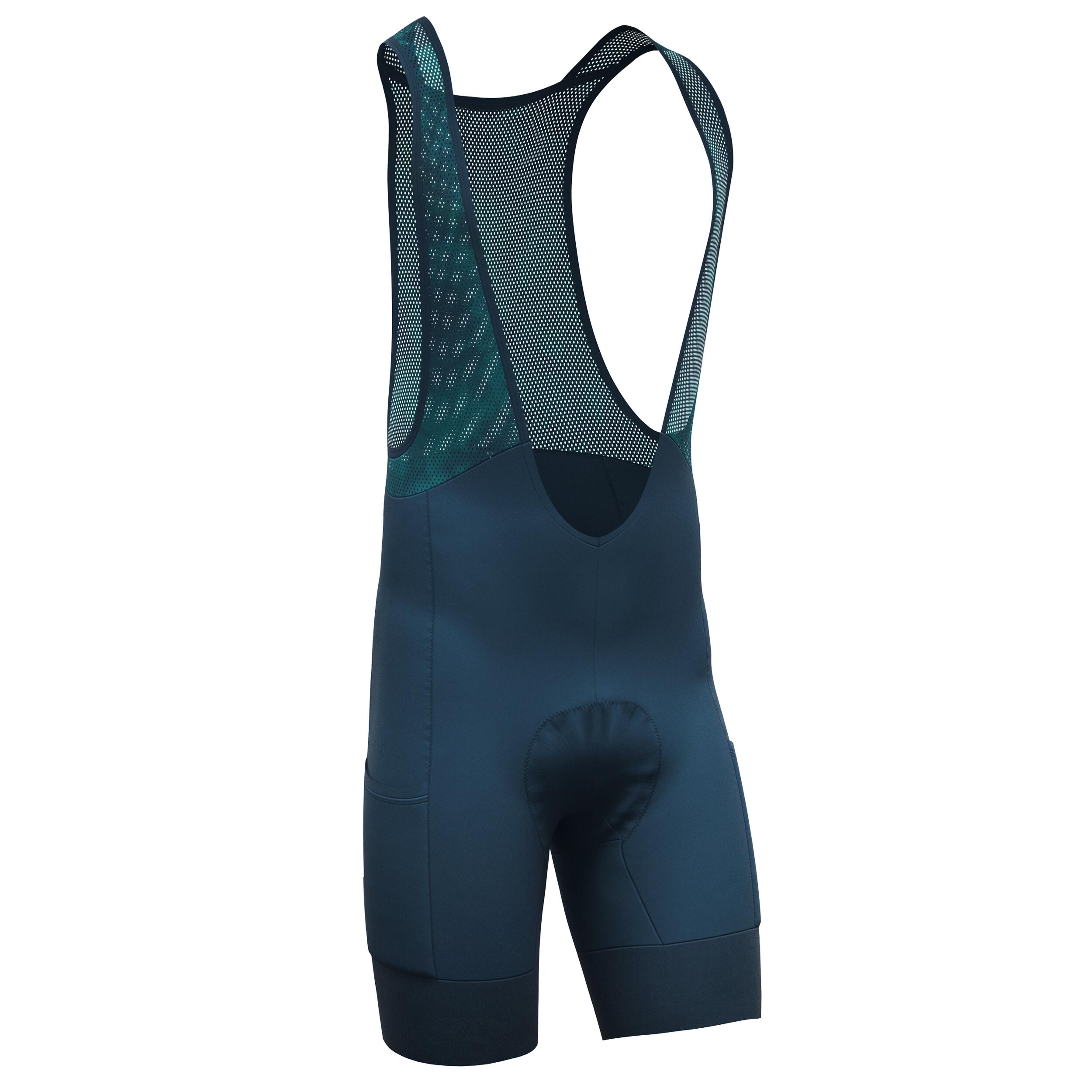 Van Rysel Radhose kurz Rennrad mit Trägern Herren RC500 schwarz