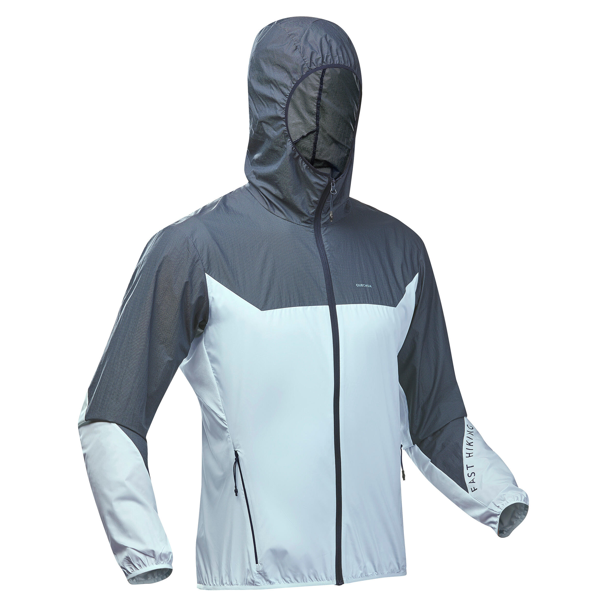 Quechua Windjacke Speed Hiking FH500 Ultraleicht Herren gelb/pistaziengrün