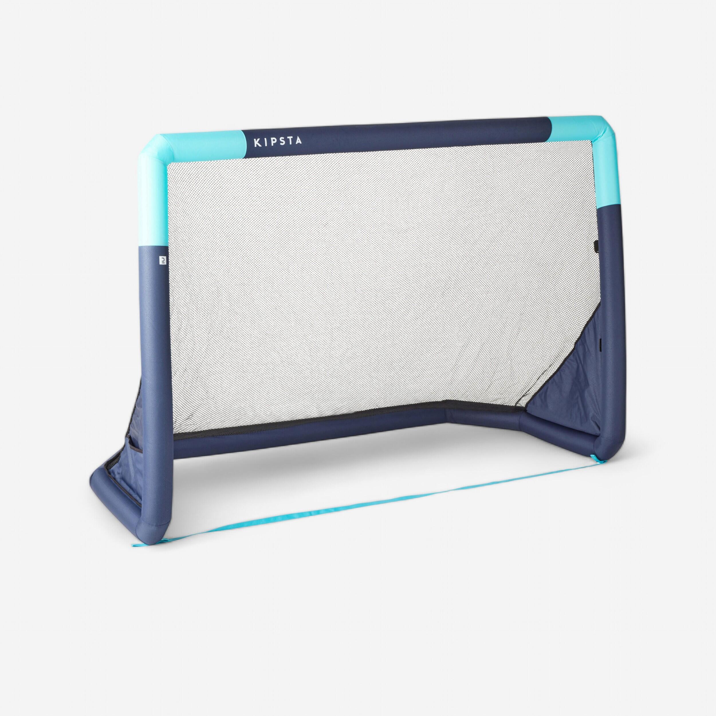 Kipsta Fussballtor Air Kage aufblasbar Grösse M blau