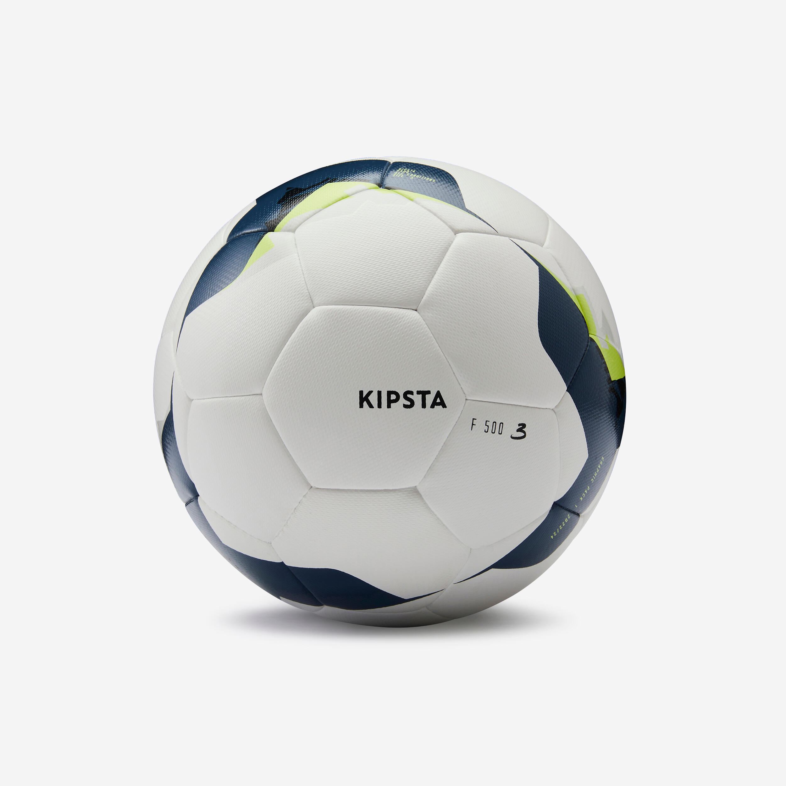 Kipsta Fussball F500 Hybrid Grösse 3 weiss/gelb