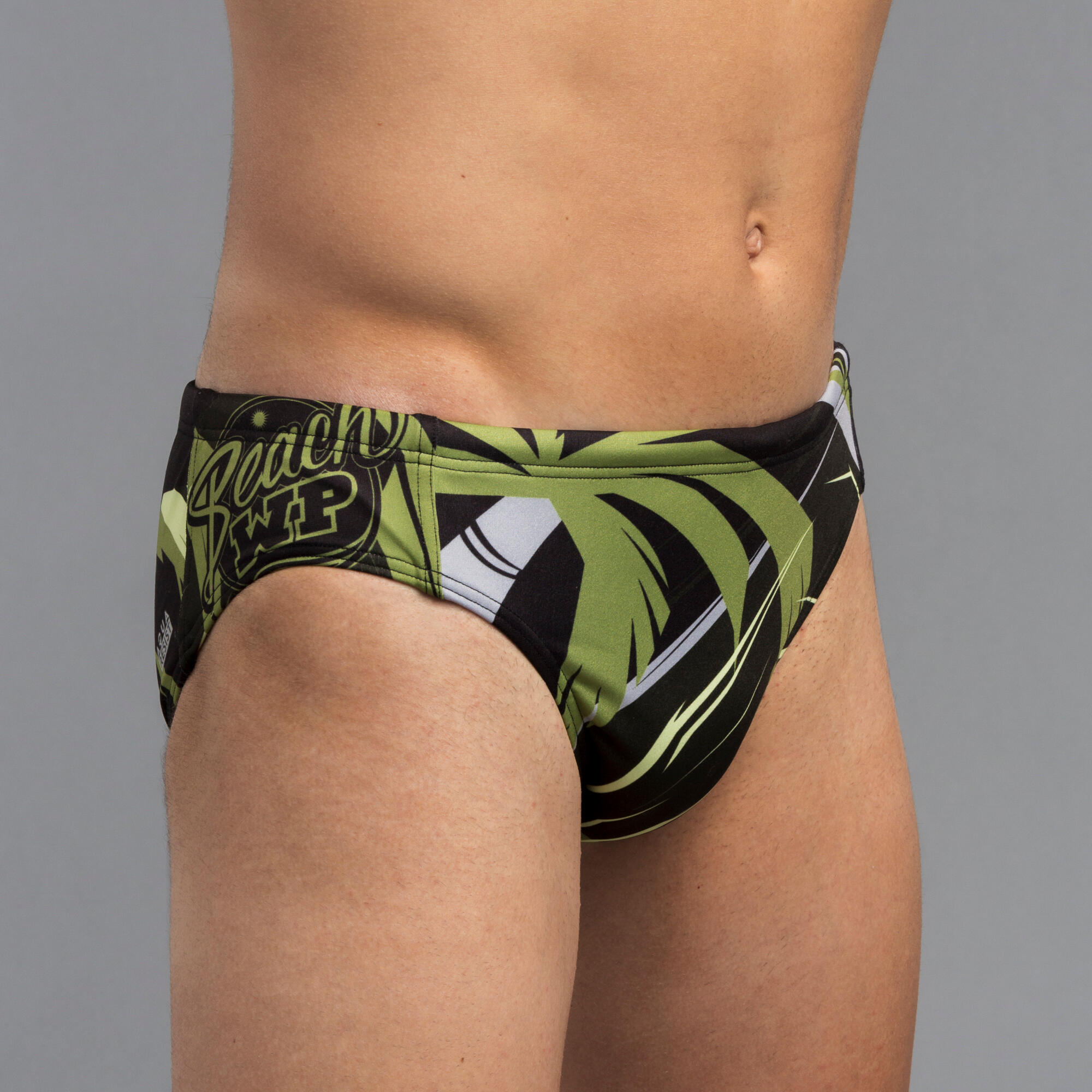 Watko Badehose Slip Wasserball Beach Herren grün