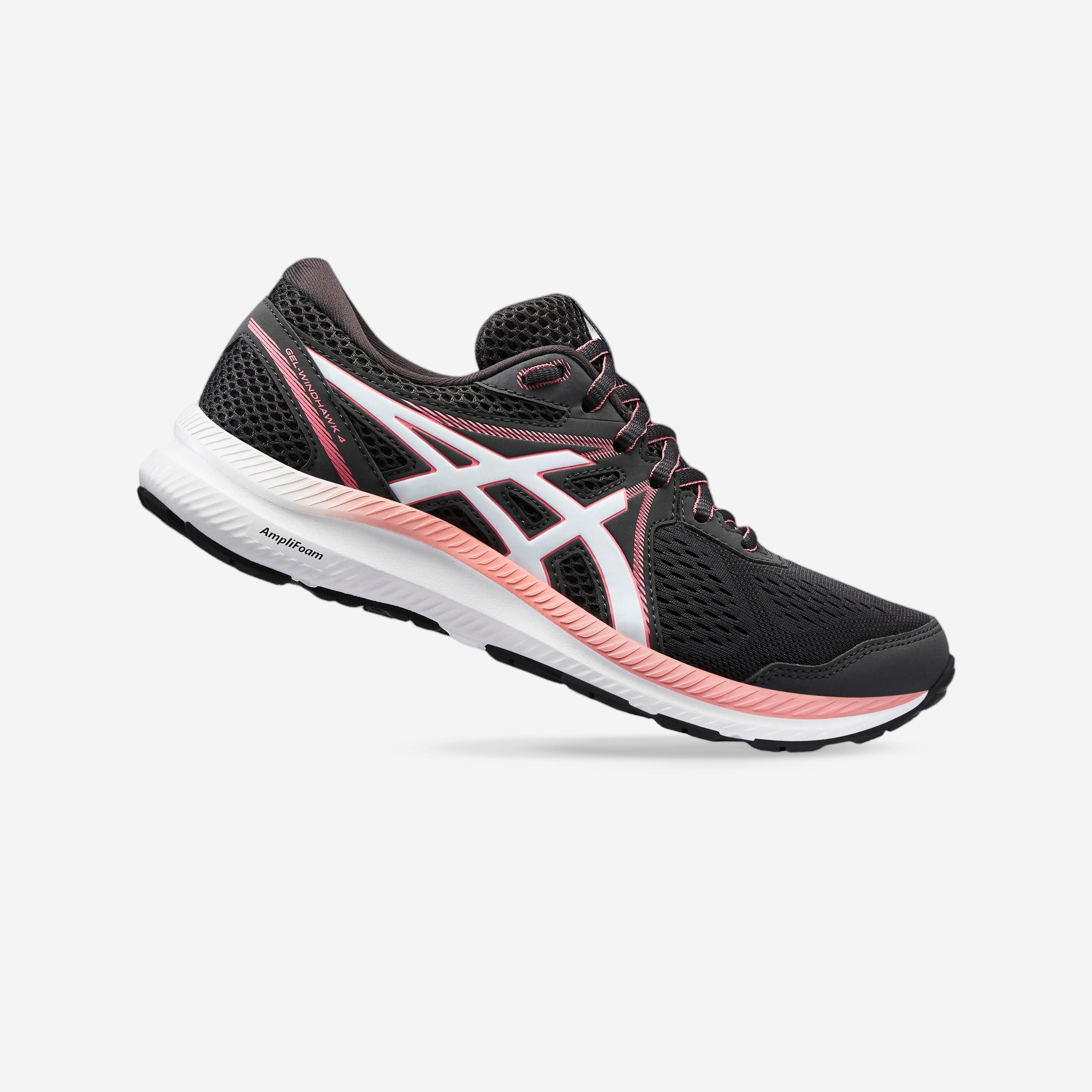 Asics Laufschuhe Asics Gel Windhawk Damen grau/rosa