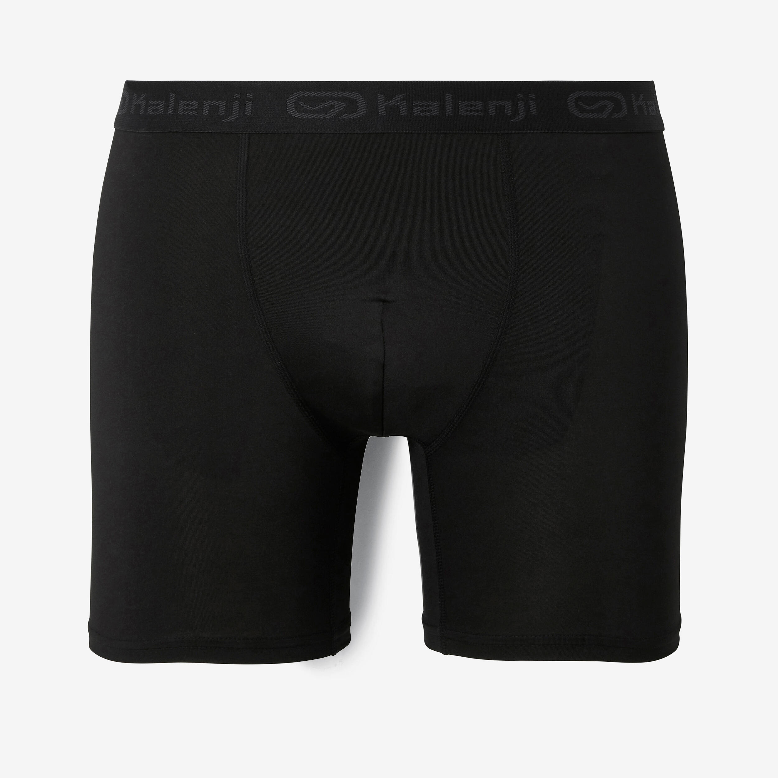 Kalenji Lauf-Boxershorts atmungsaktiv Herren schwarz