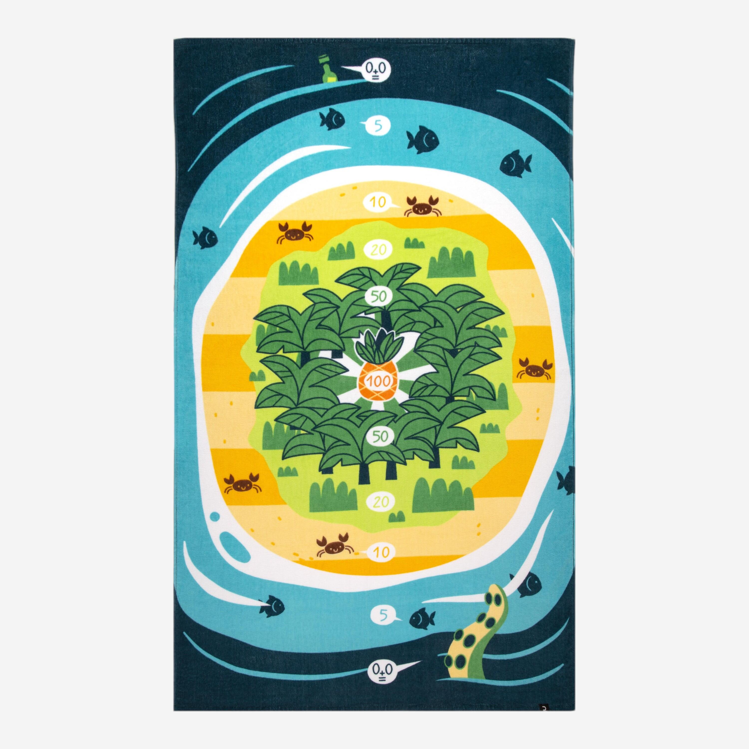 Sandever Spielset 2 Wurfscheiben und Handtuch Zielscheibe