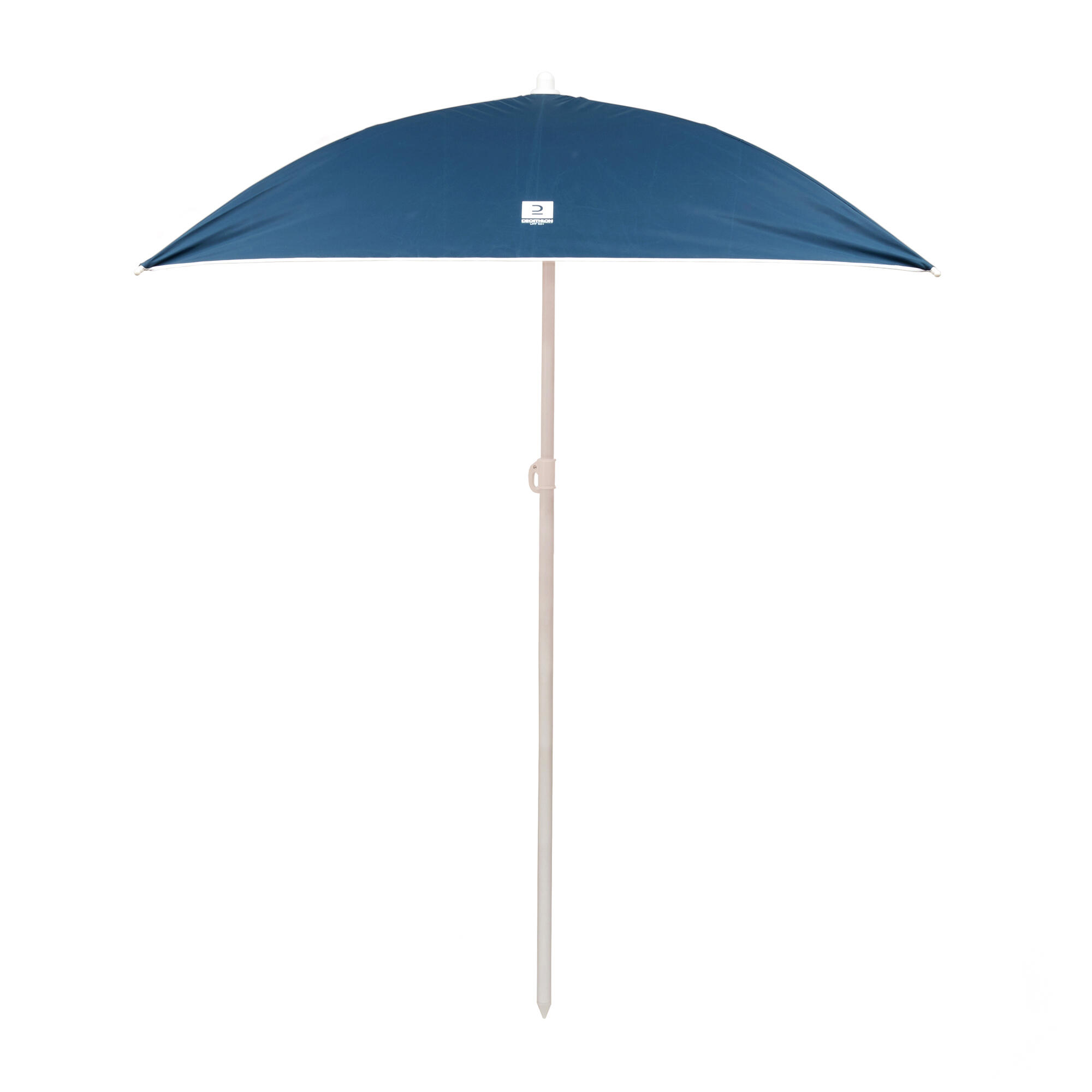 Decathlon Sonnenschirm quadratisch UV-Schutz 50+ Paruv 125 Ecodesign blau