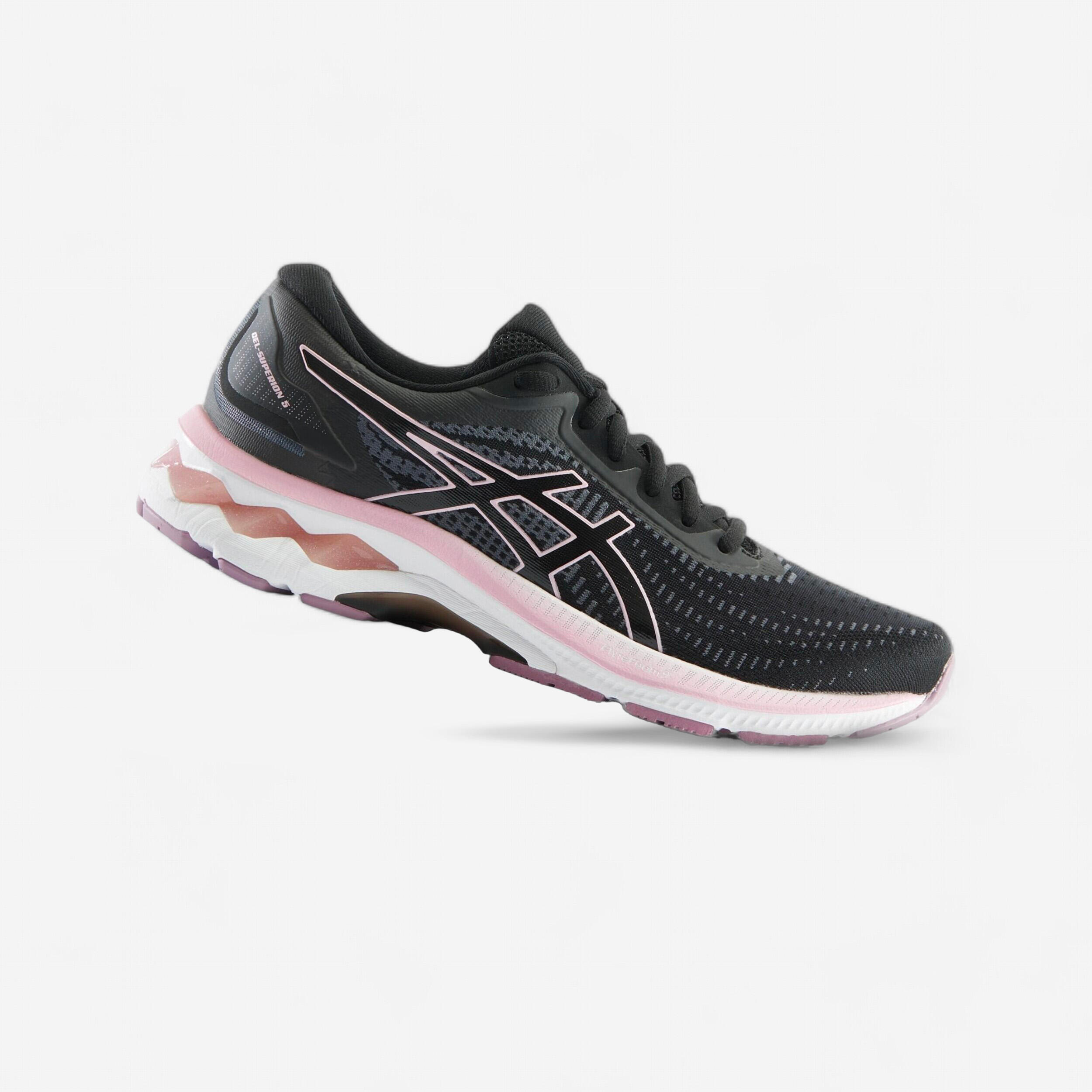 Asics Laufschuhe Asics Gel Superion 5 Damen schwarz/rosa