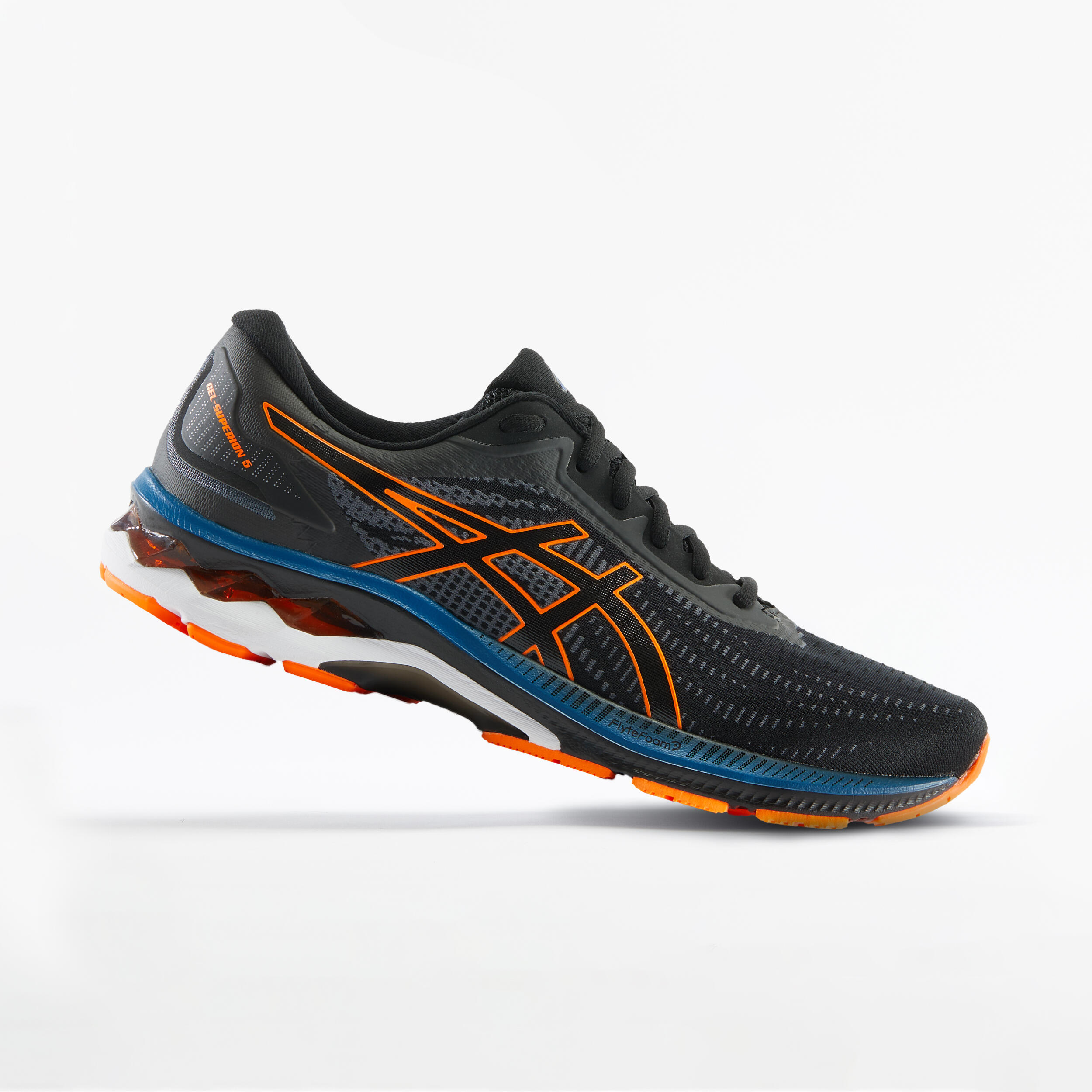 Asics Laufschuhe Asics Gel Superion 5 Herren grau/schwarz/orange