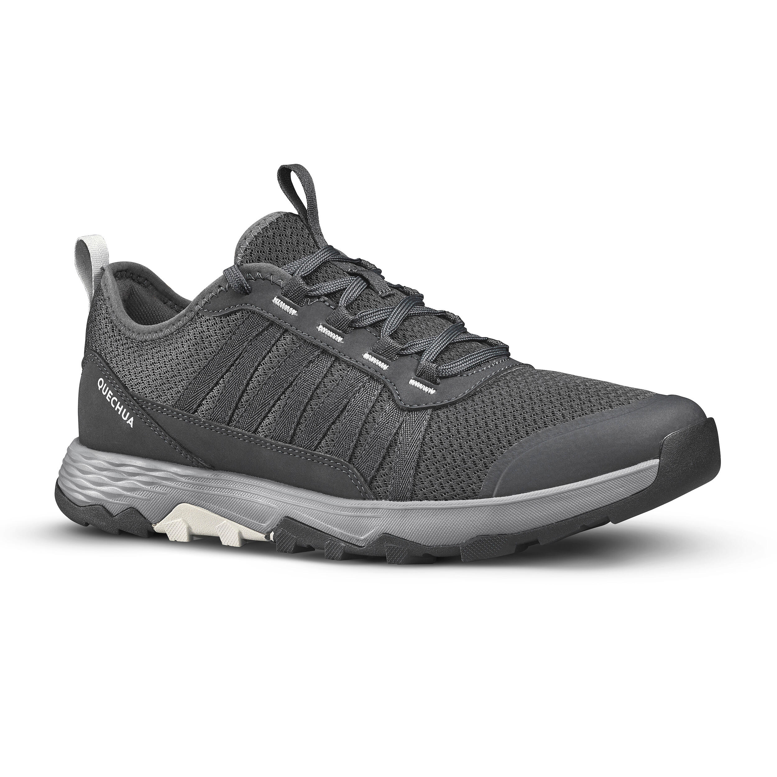 Quechua Wanderschuhe Escape 500 Fresh atmungsaktiv Herren schwarz