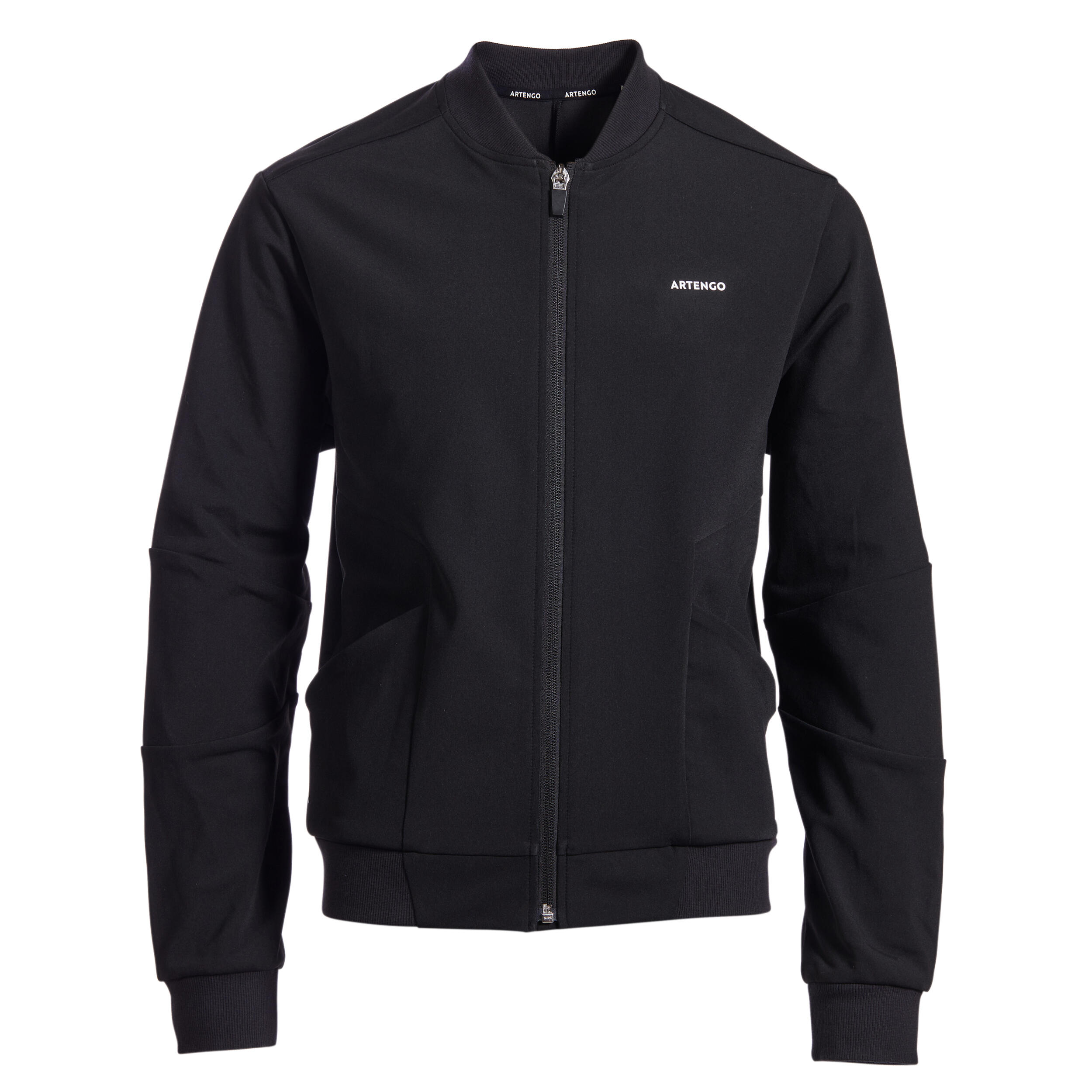 Artengo Tennisjacke Kinder TJK500 schwarz