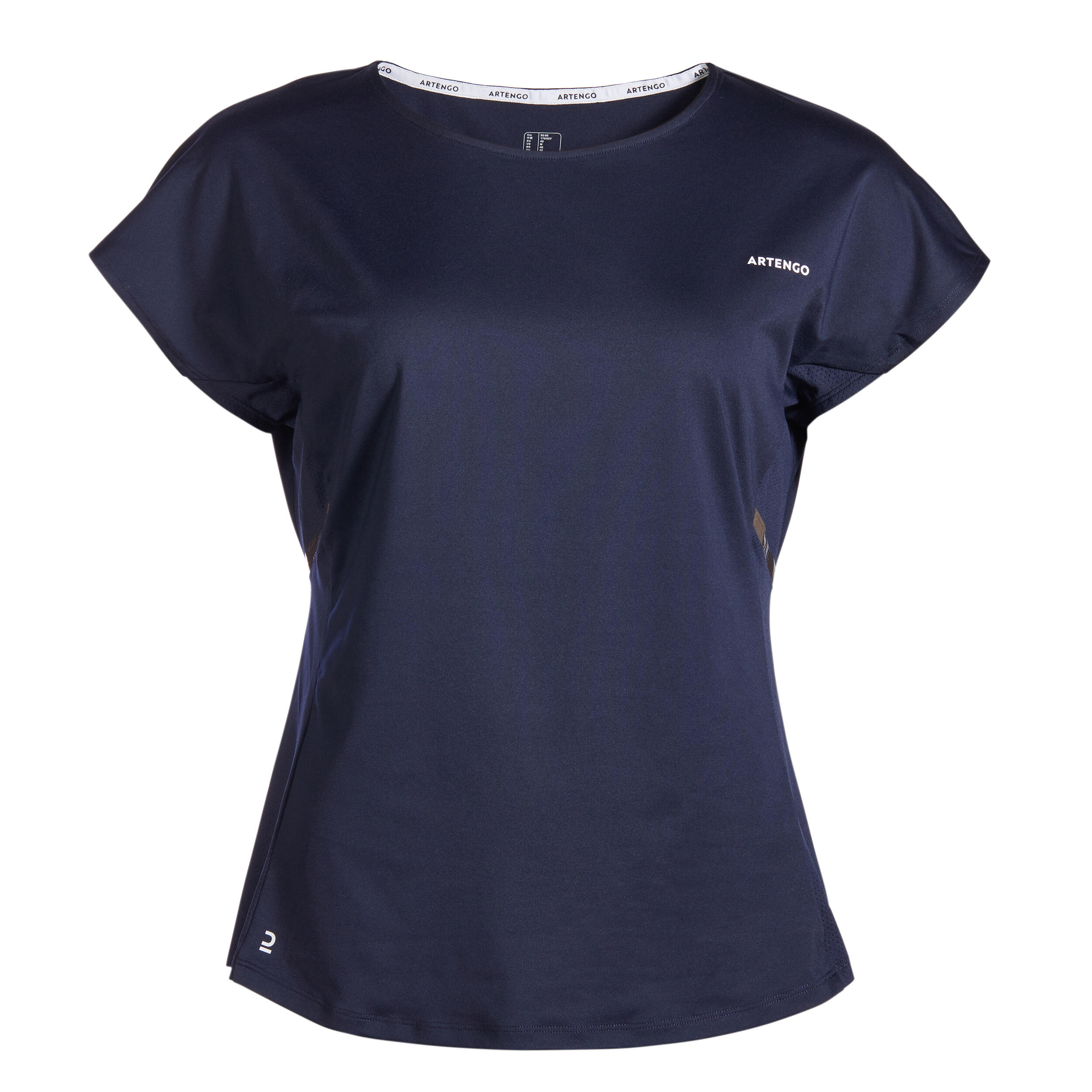 Artengo Tennis T-Shirt Damen - Dry 500 blau/schwarz