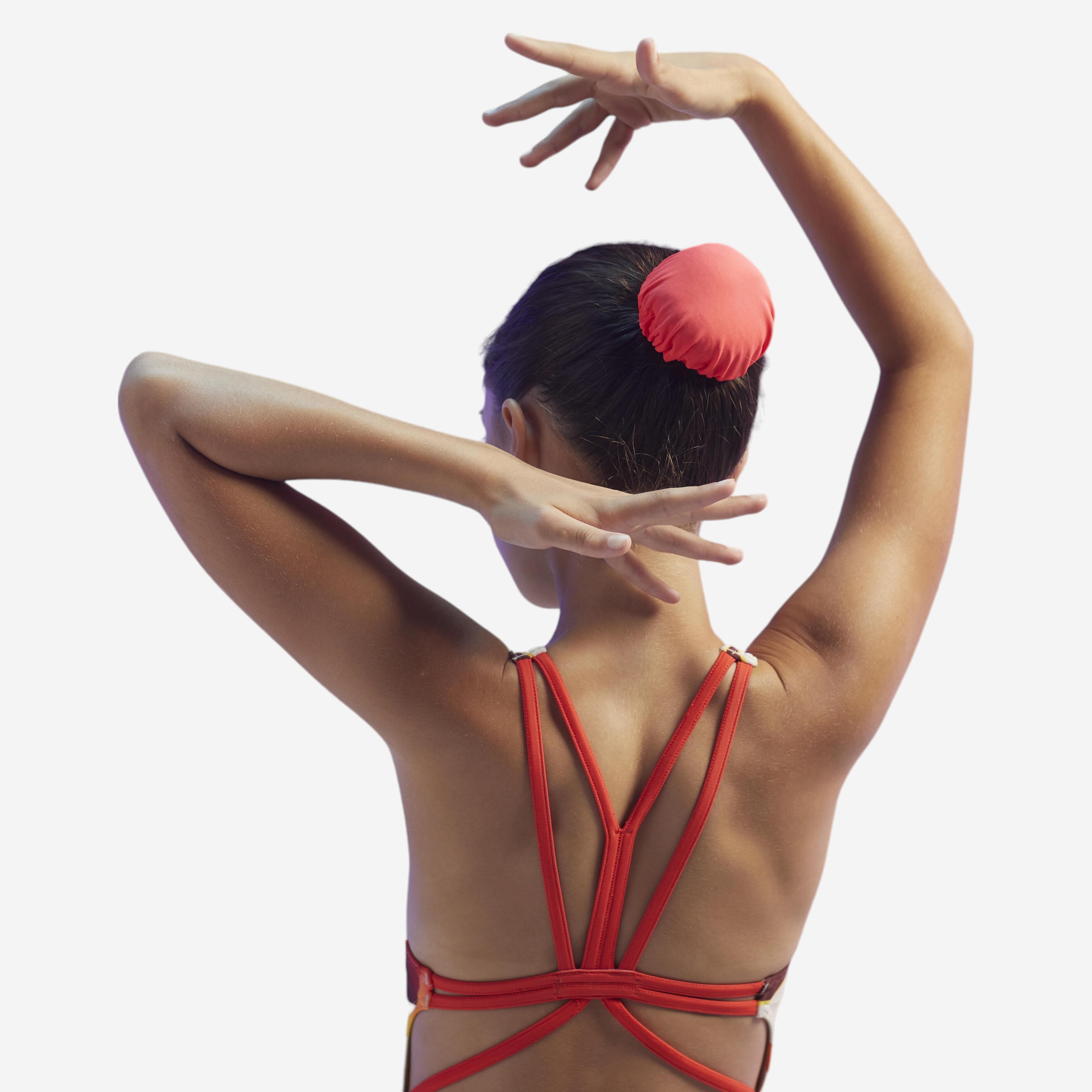 Nabaiji Dutt-Abdeckung elastisch Synchronschwimmen schwarz