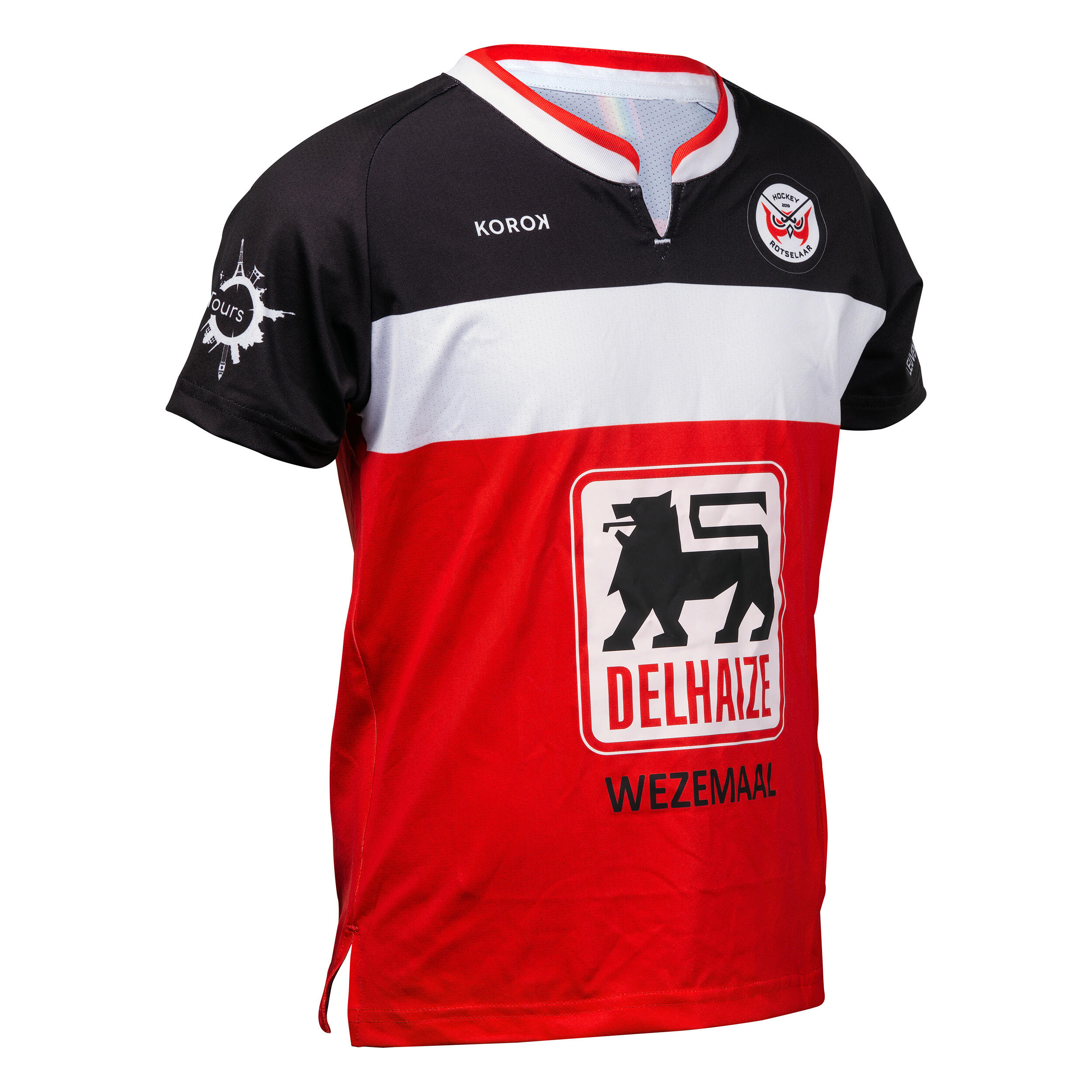 Korok Trikot Hockey FH500 Mädchen La Louviere blau