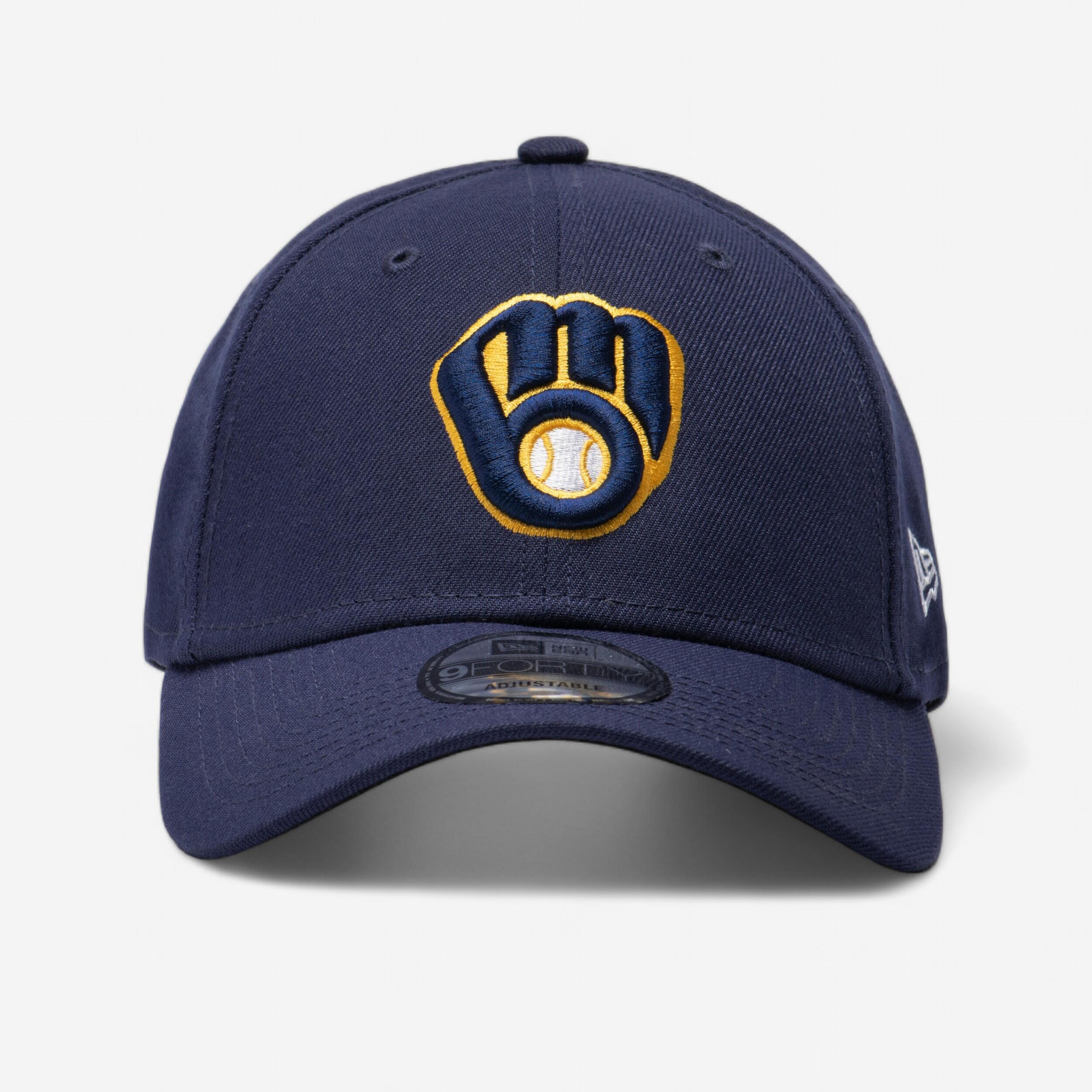 New Era Baseball Cap MLB Milwaukee Brewers Damen/Herren schwarz
