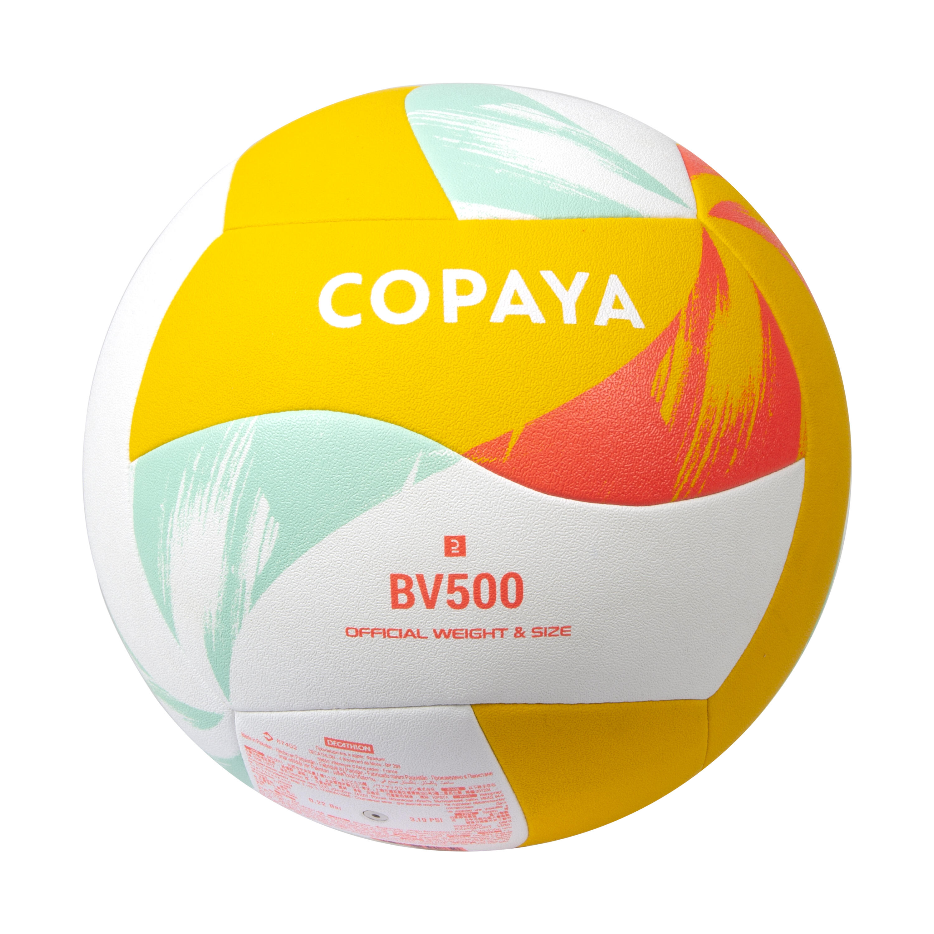 Copaya Beachvolleyball Replica 500 gelb/weiss