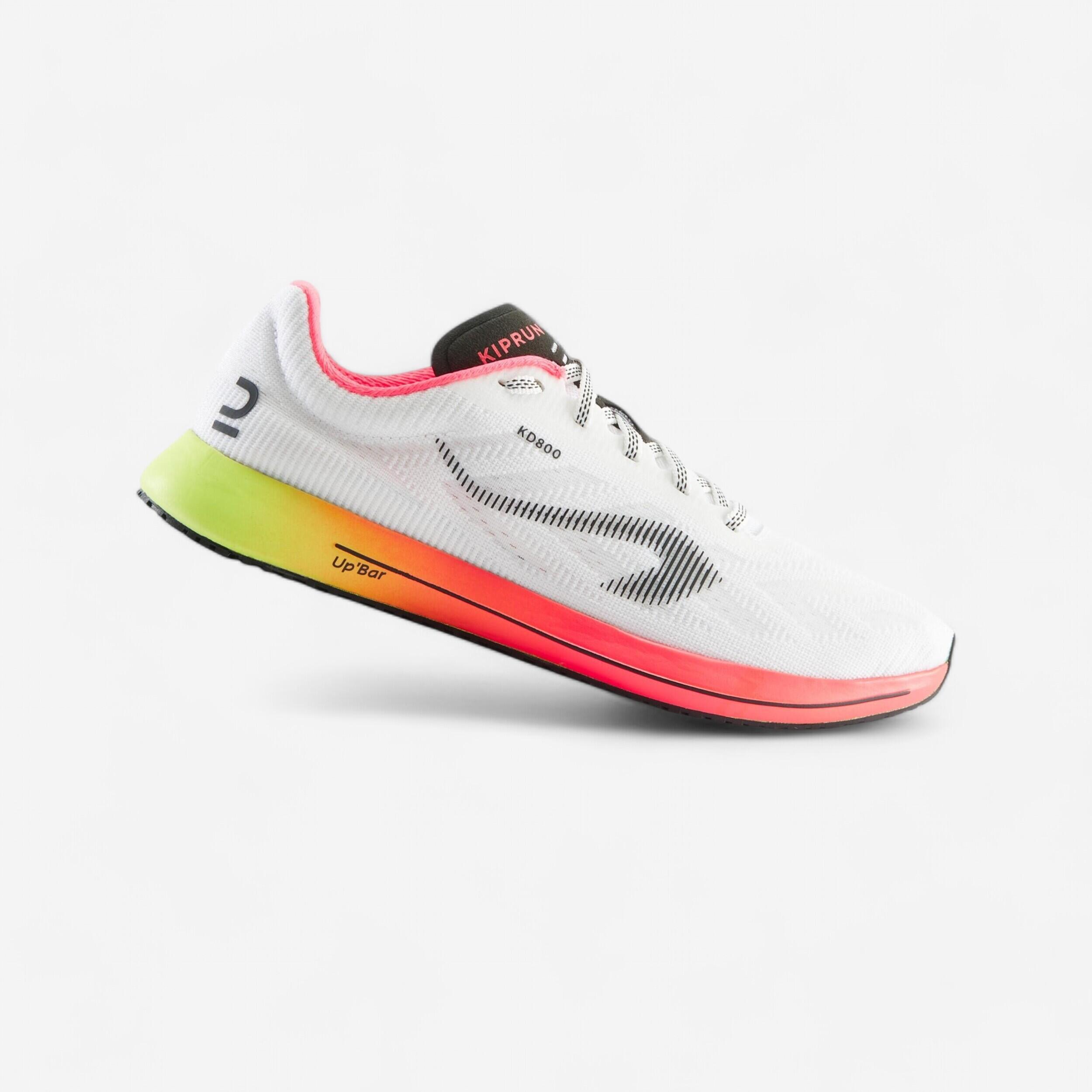 Kiprun Laufschuhe Kiprun KD 800 Damen grün/rosa