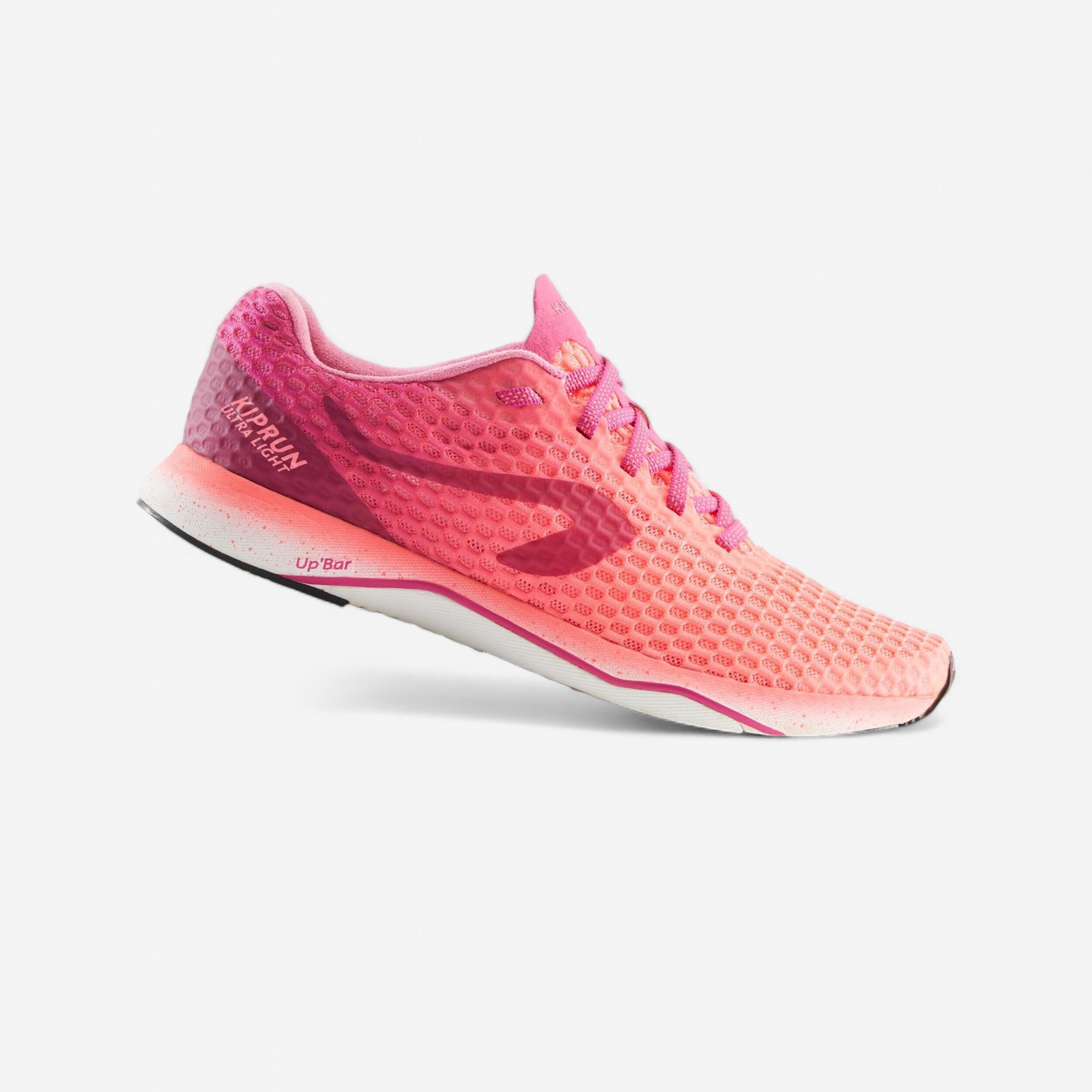Kiprun Laufschuhe Kiprun Ultralight Damen rosa