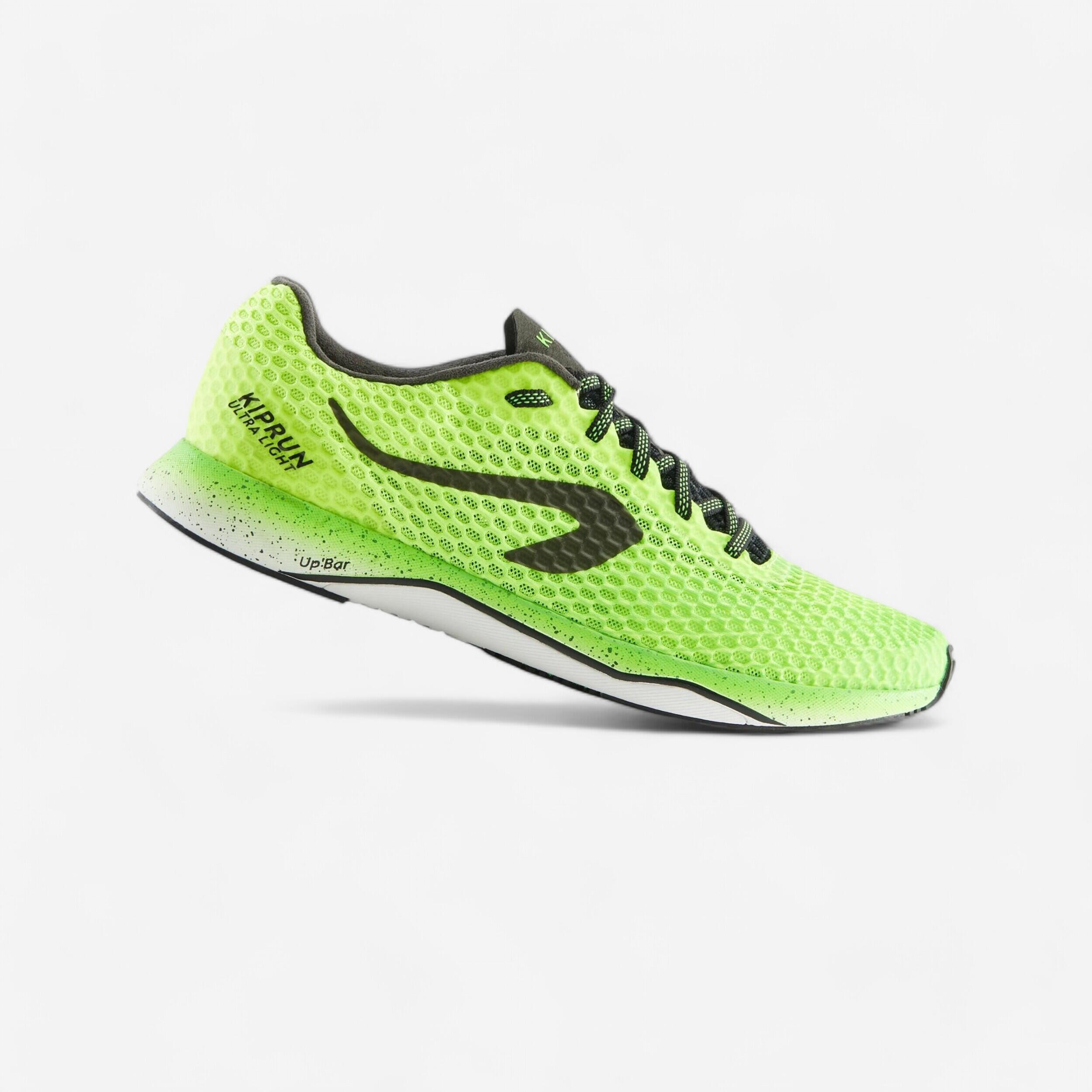 Kiprun Laufschuhe Kiprun Ultralight Herren gelb/grün