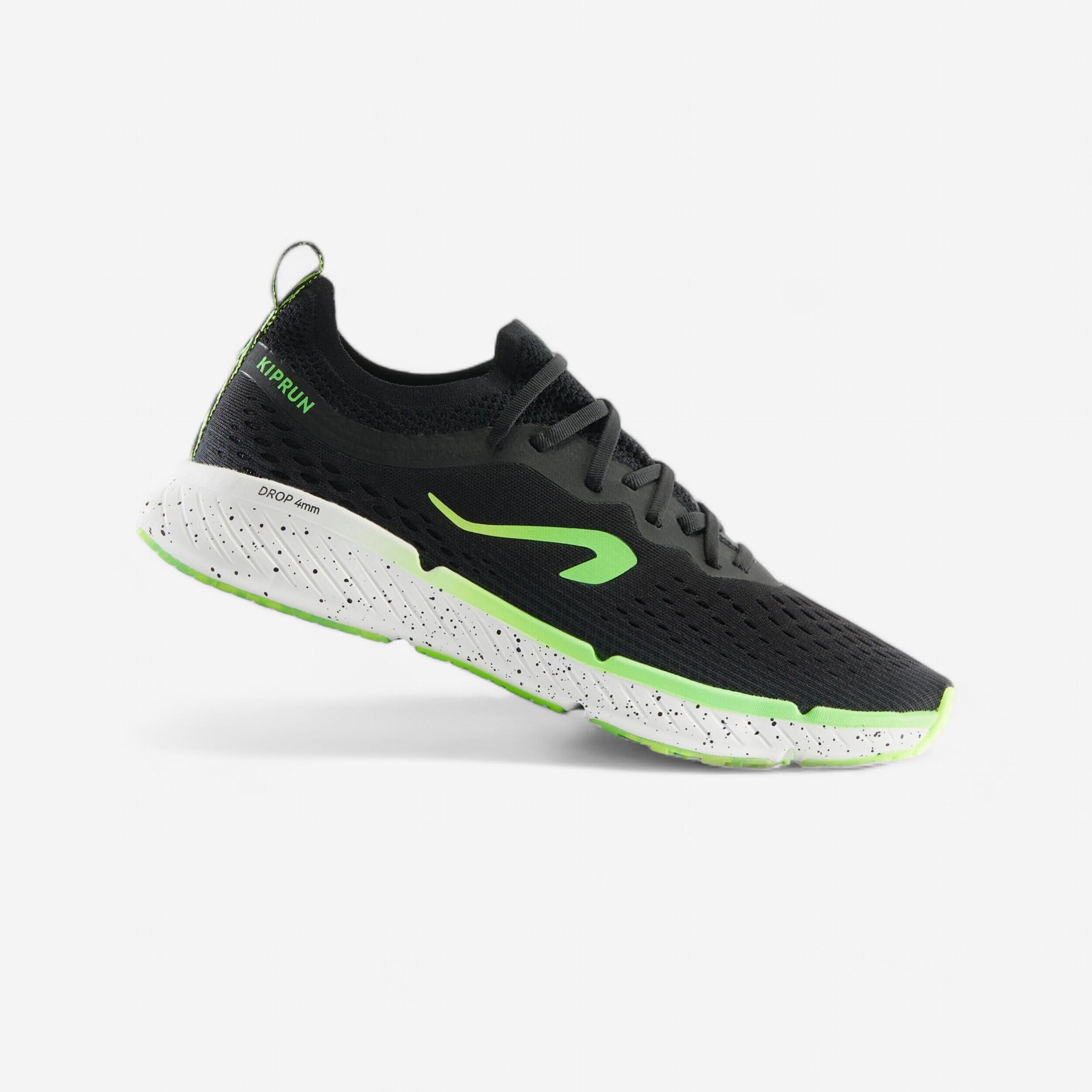 Kiprun Laufschuhe Kiprun KN500 Herren schwarz/grün