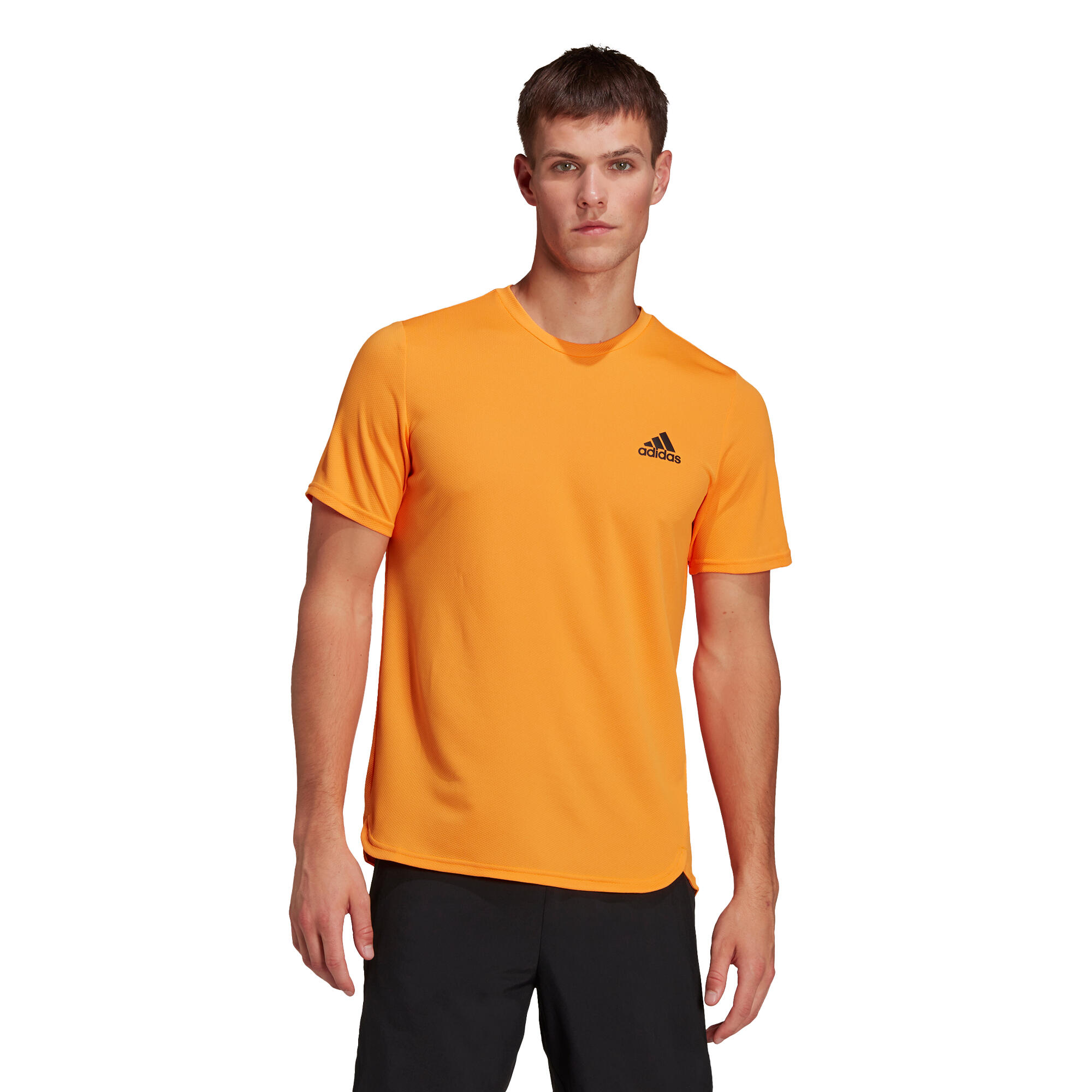 Adidas T-Shirt Adidas Fitness Cardio Herren orange