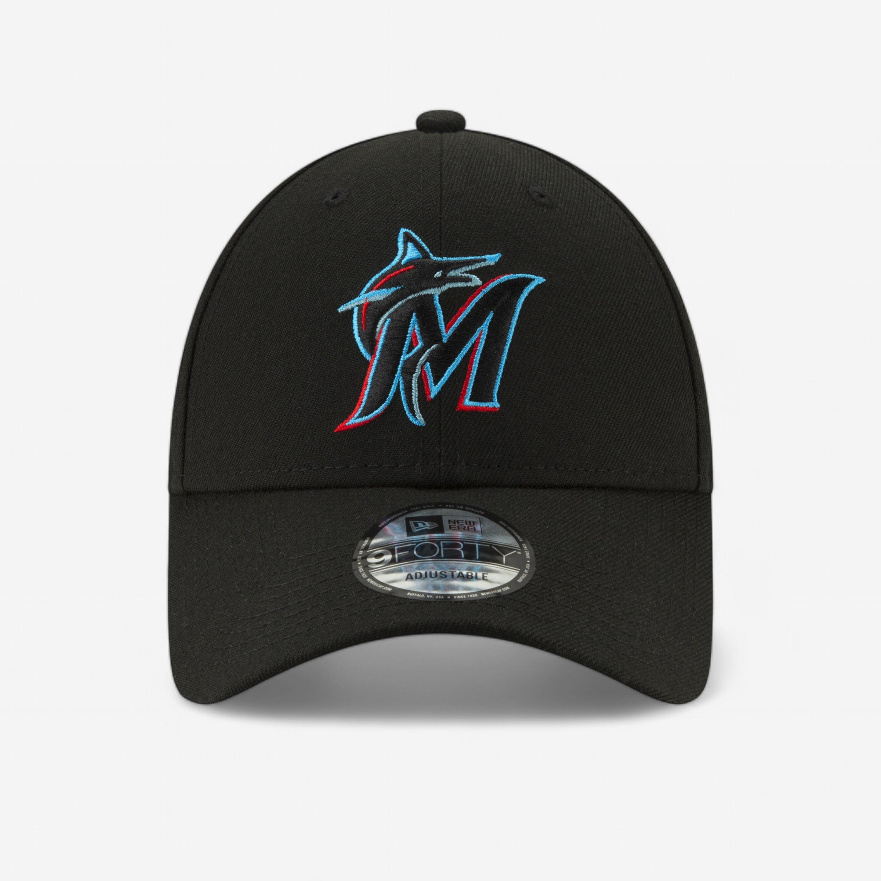 New Era Baseball Cap MLB Miami Marlins Damen/Herren schwarz