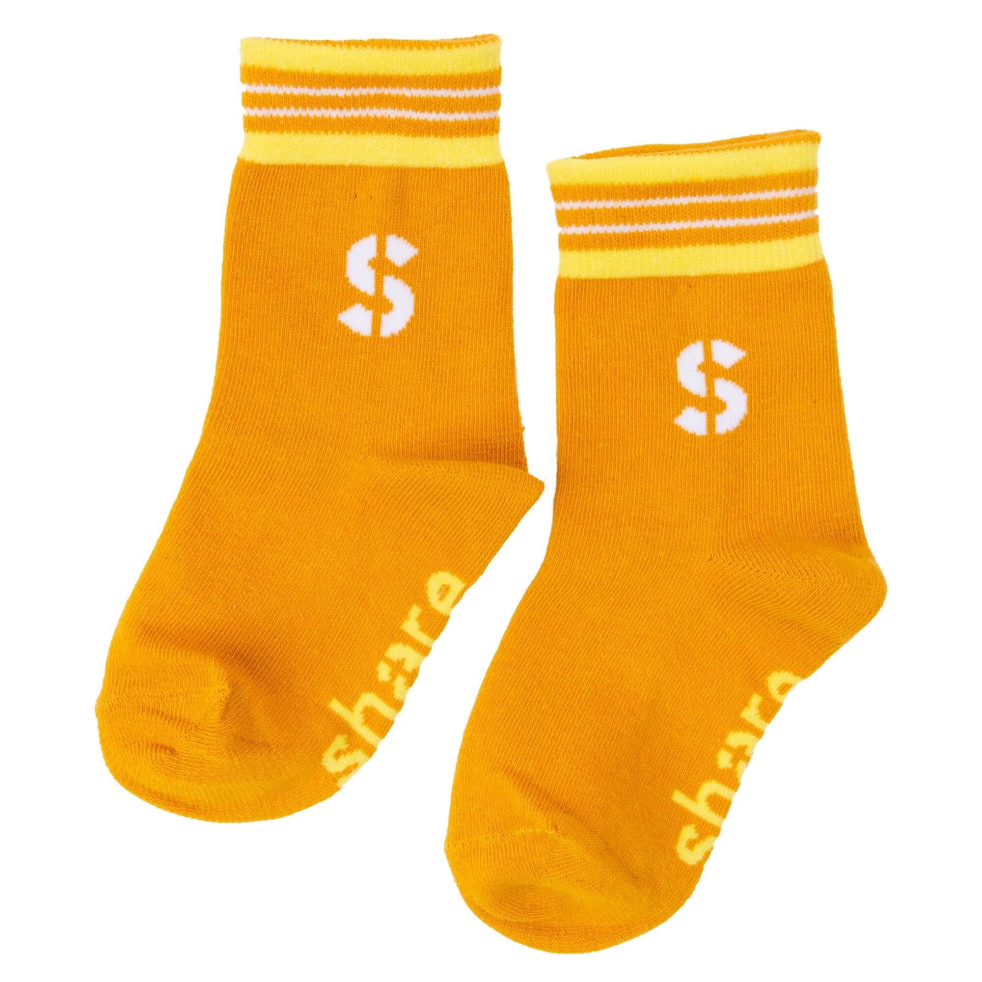 Share Socken Kinder gelb