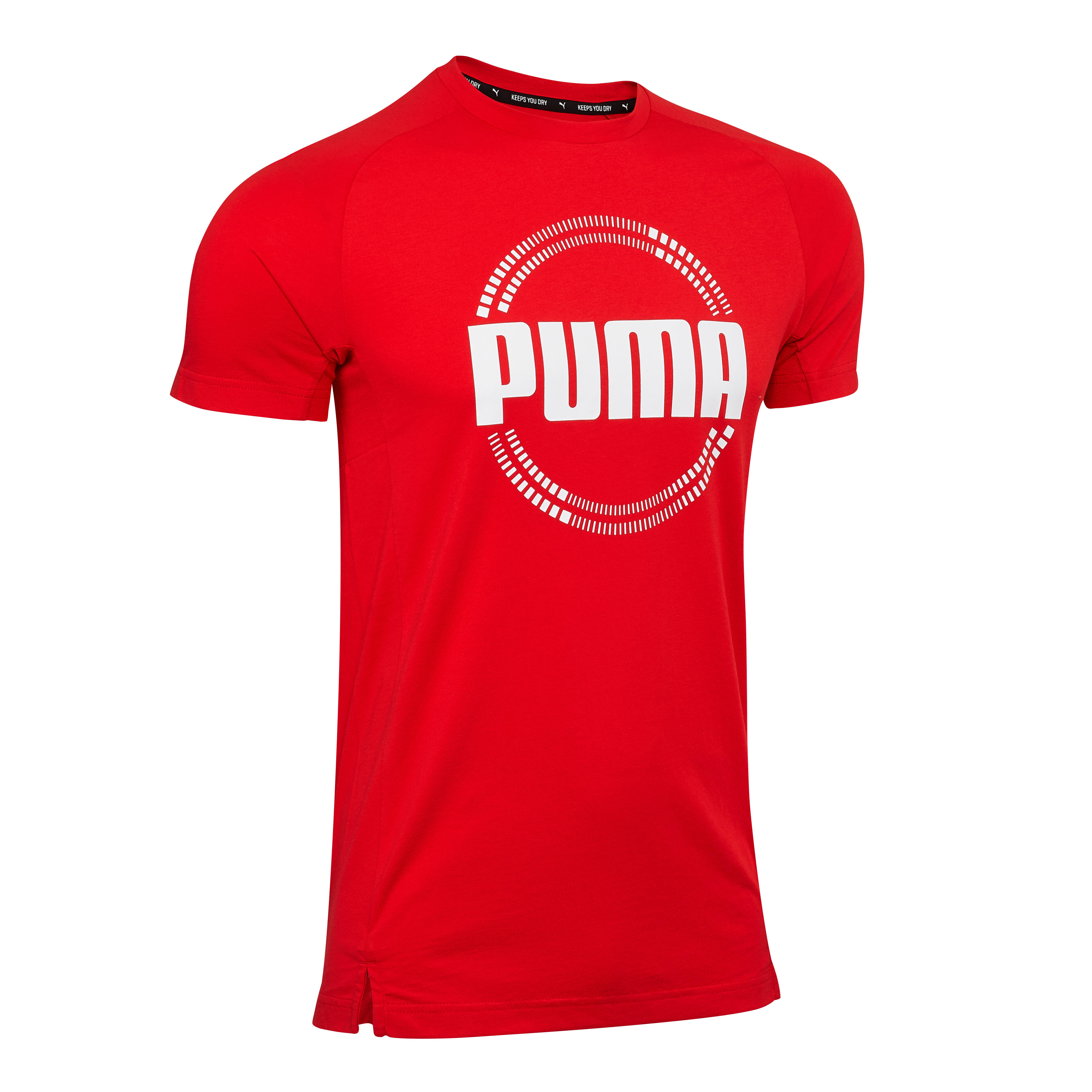 Puma T-Shirt Puma Fitness Baumwolle Herren rot
