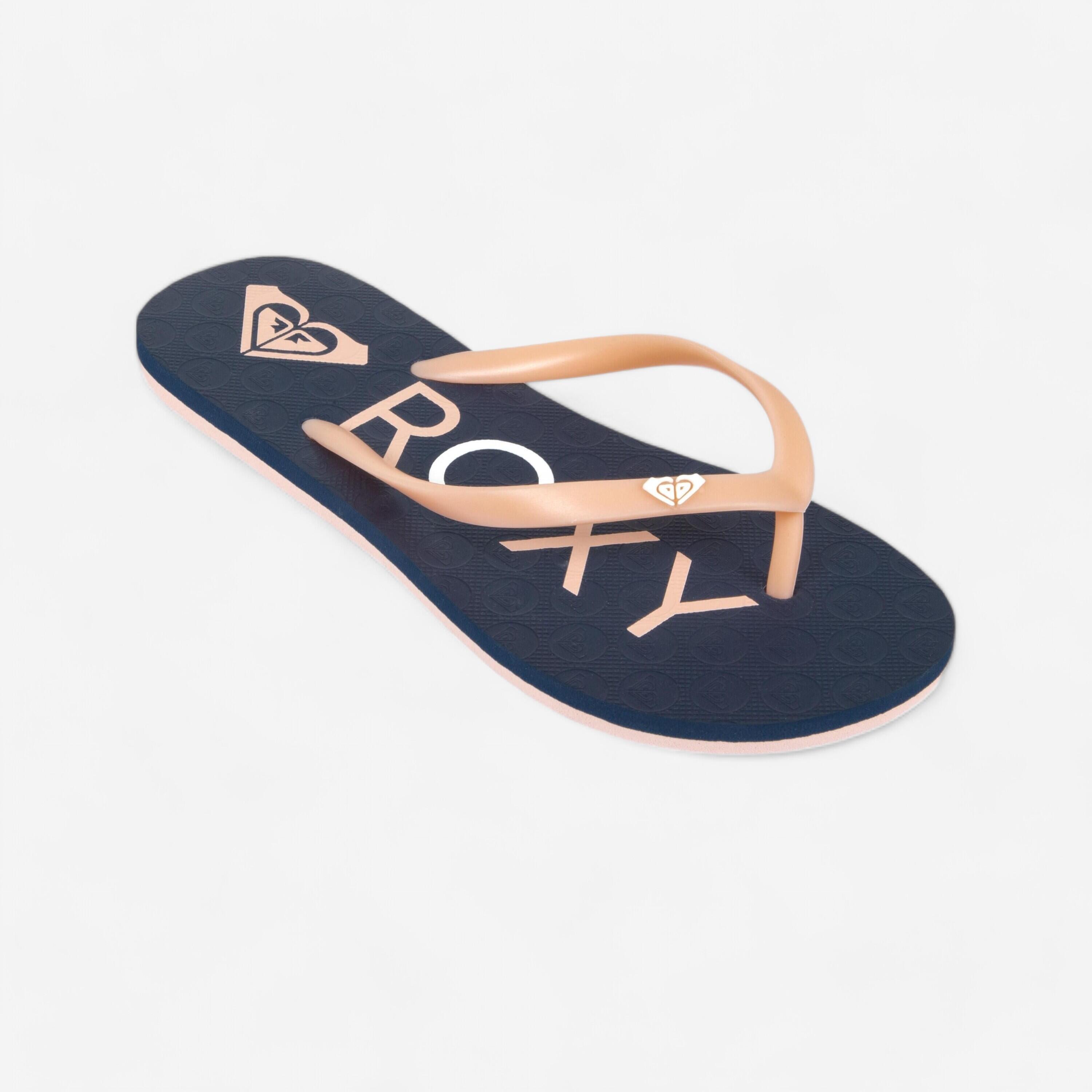 Roxy Zehensandalen Damen Roxy The Sea dunkelblau/hellrosa