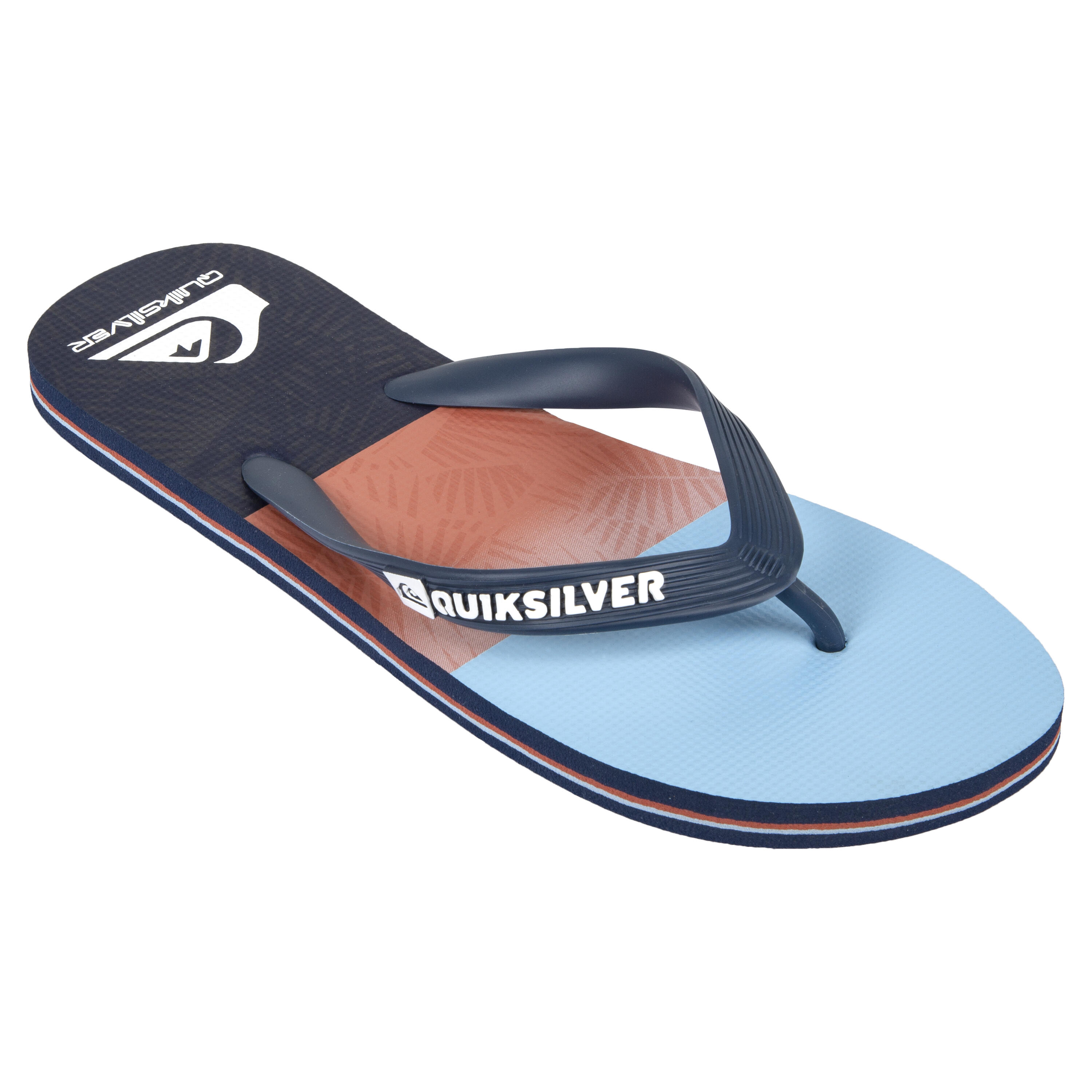 Quiksilver Zehensandalen Herren Quiksilver Molokai blau/orange