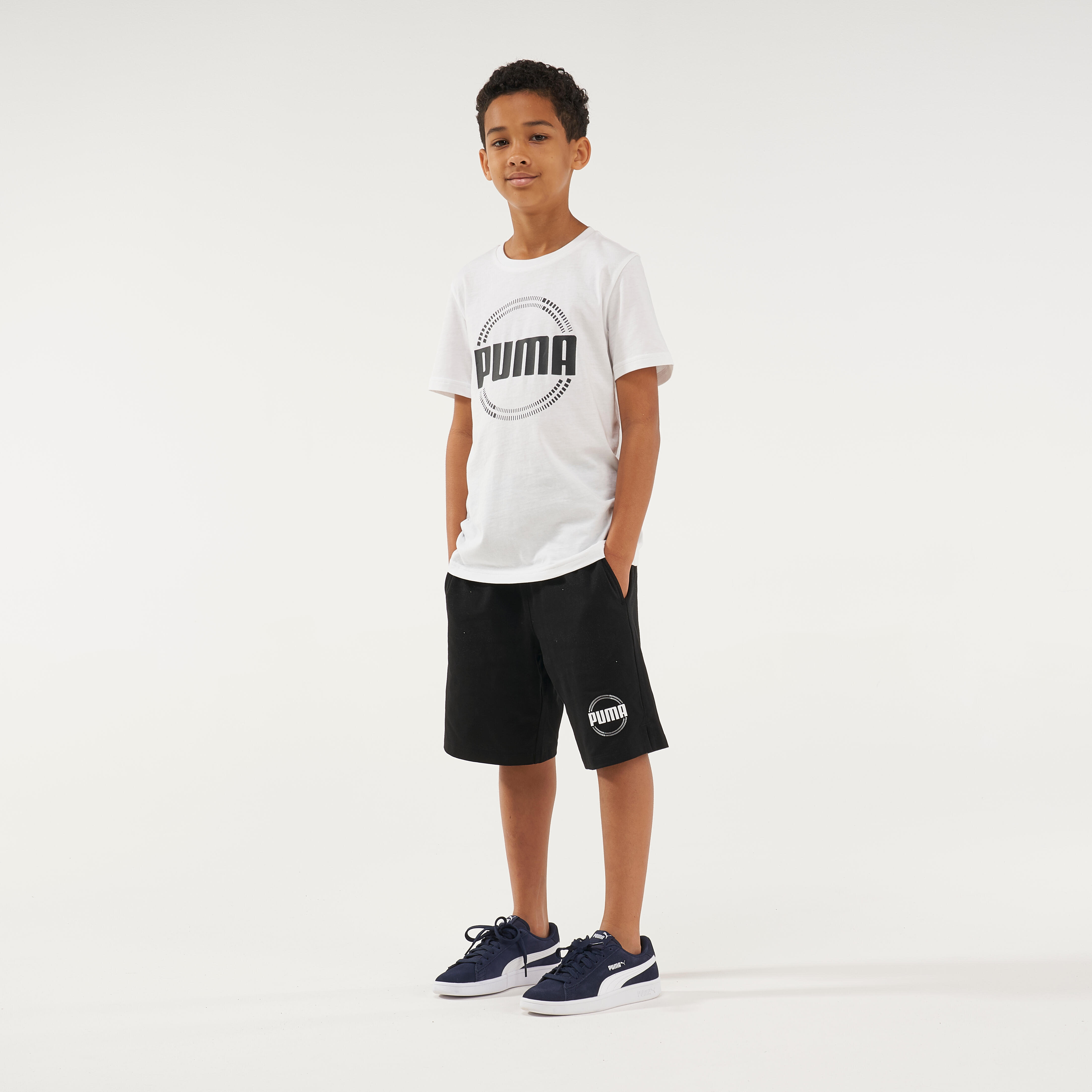 Puma Shorts schwarz bedruckt