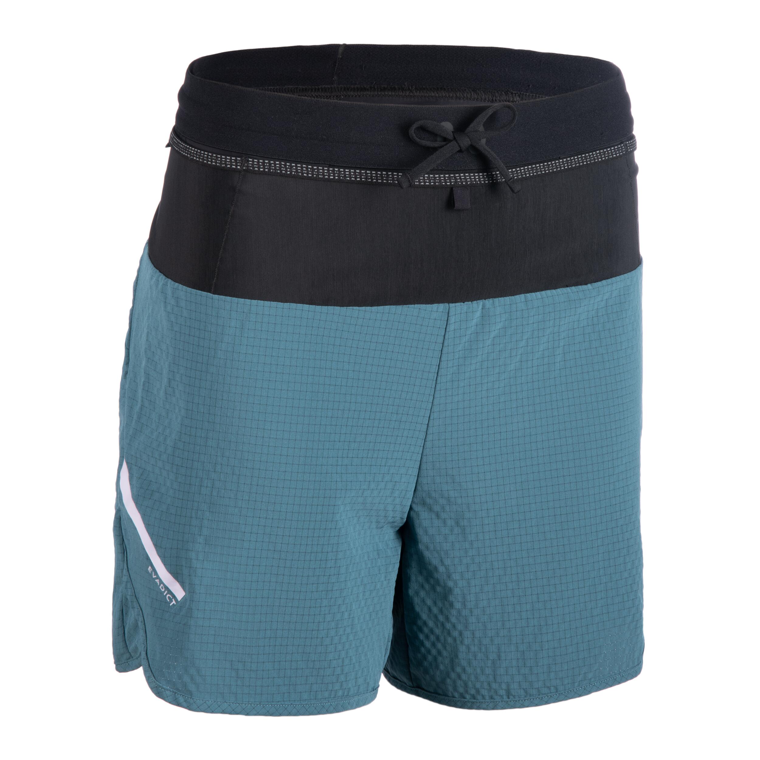 Evadict Laufshorts Baggy Trail Damen blau