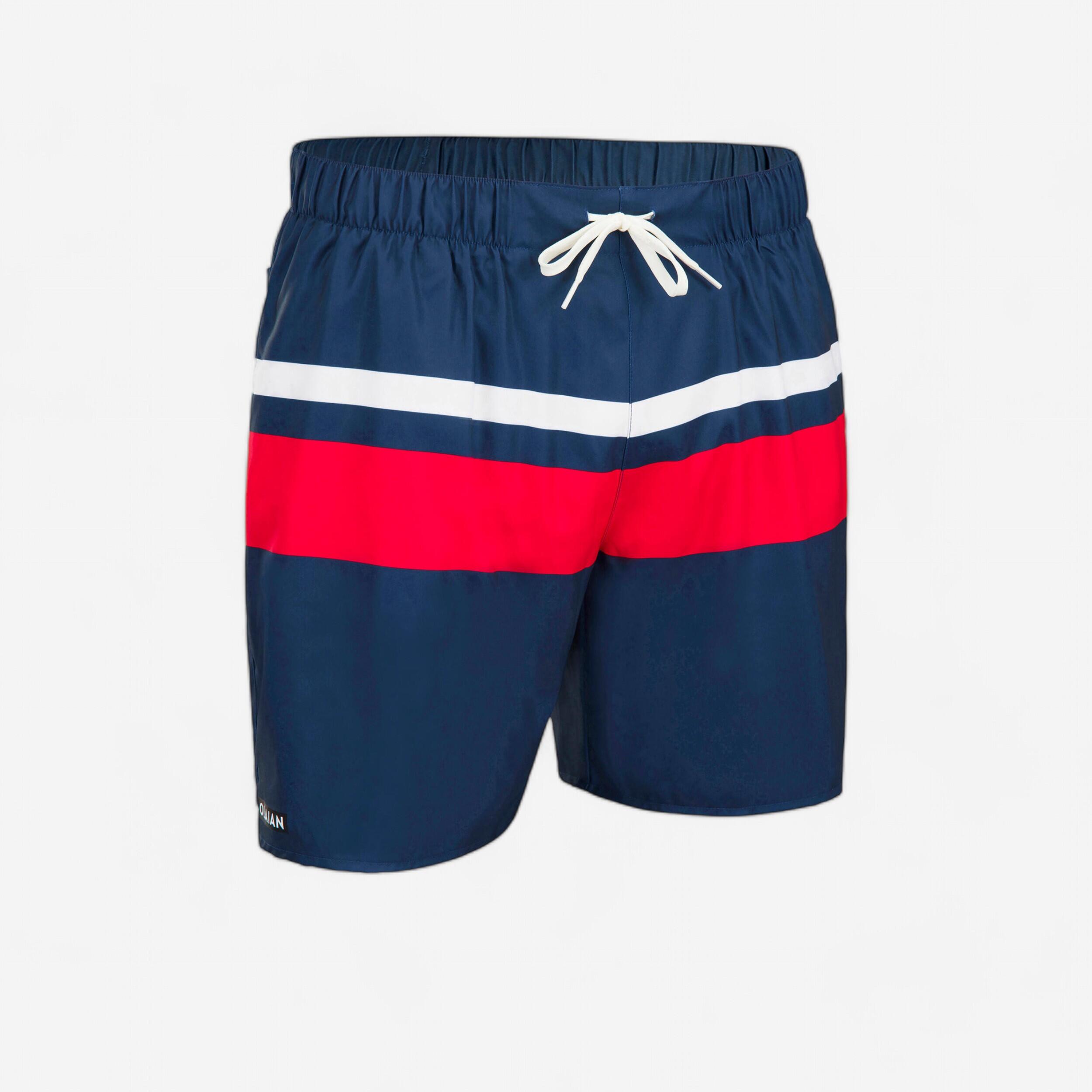 Olaian Boardshorts Surfen Herren mittellang 100 Nico grün