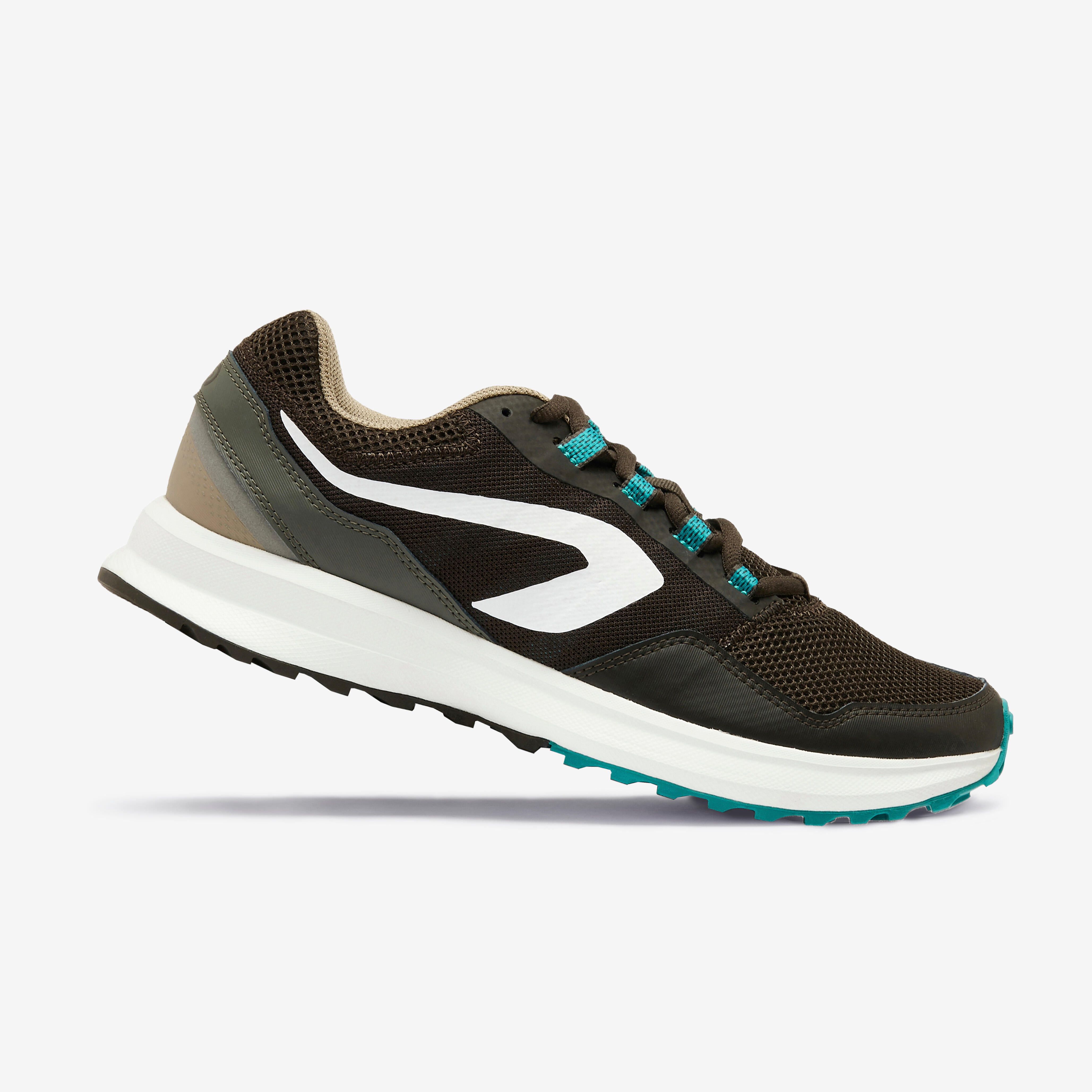 Kalenji Laufschuhe Herren - Run Active Grip schwarz/grau