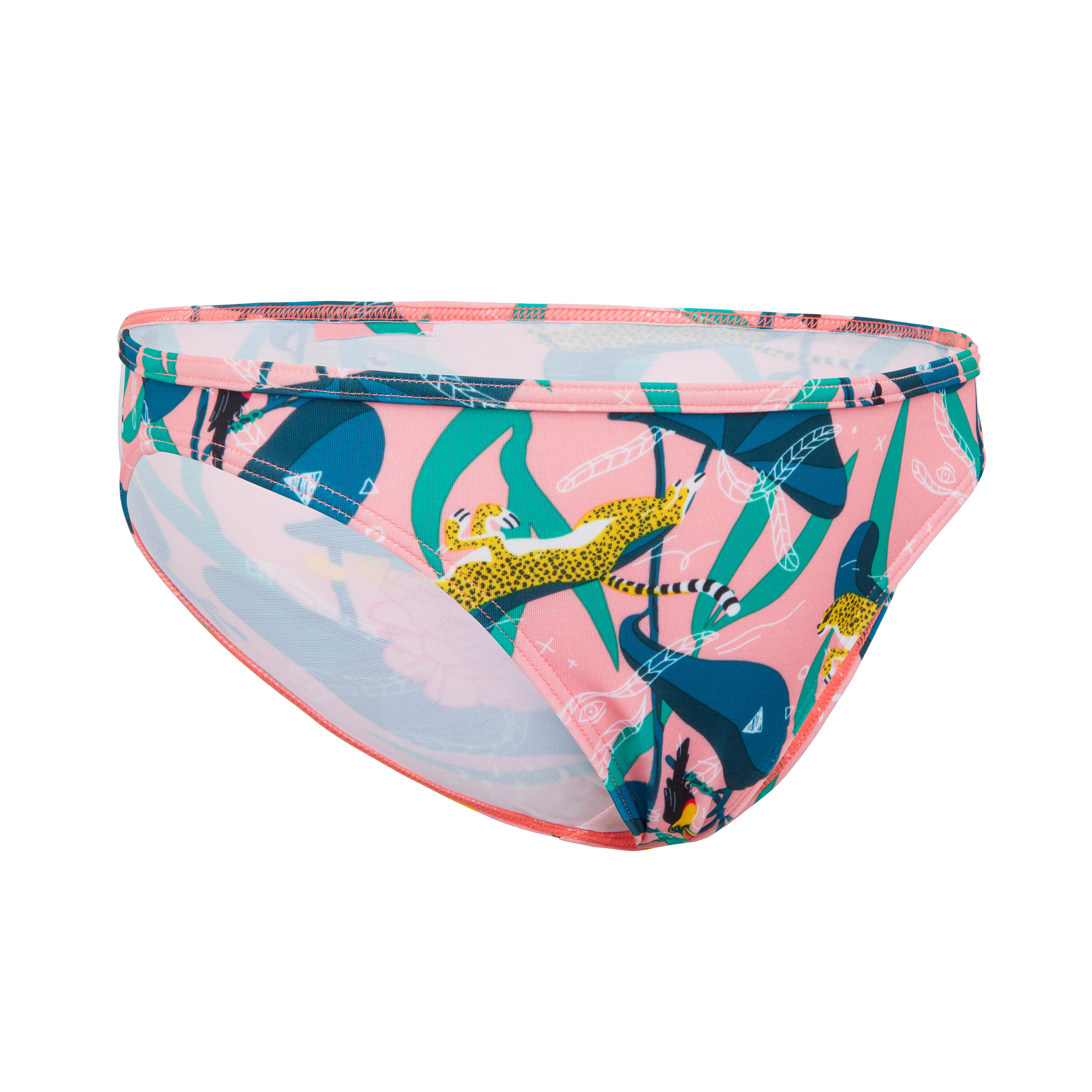 Olaian Bikini-Hose BOTTOM ZELI 100 Mädchen rosa
