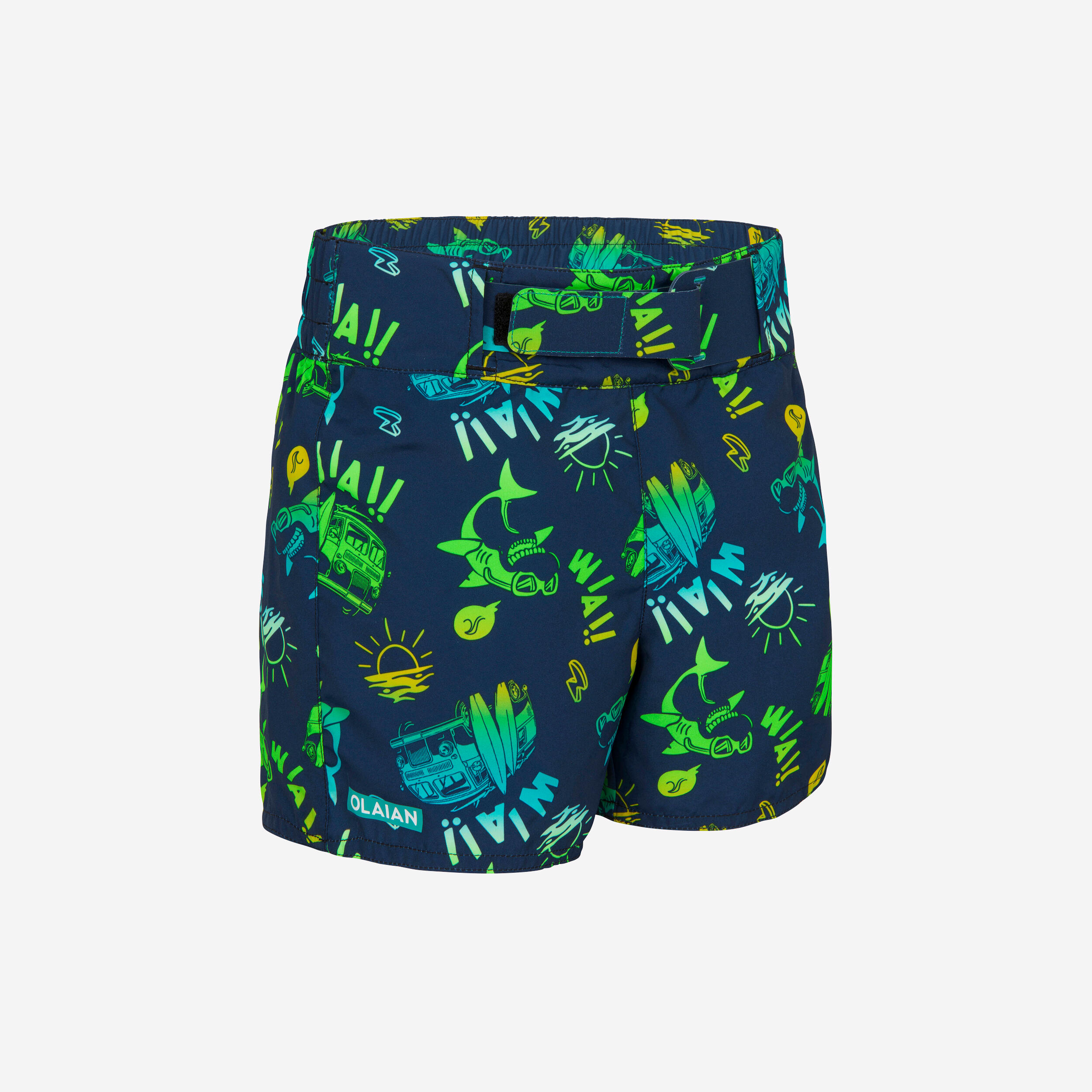 Olaian Boardshorts 150 Jungen marineblau