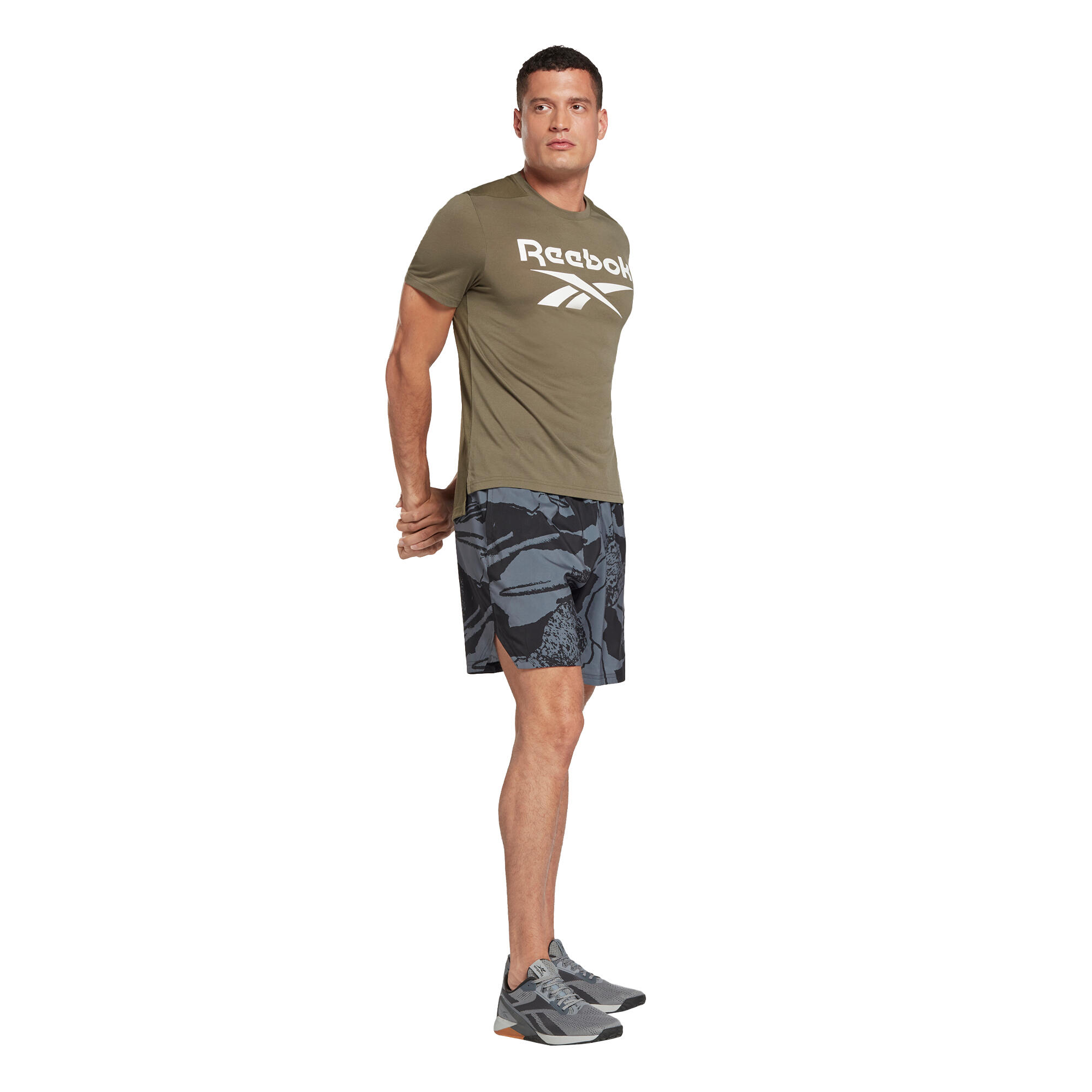 Reebok Shorts Fitness Cardio WOR AOP REEBOK Herren