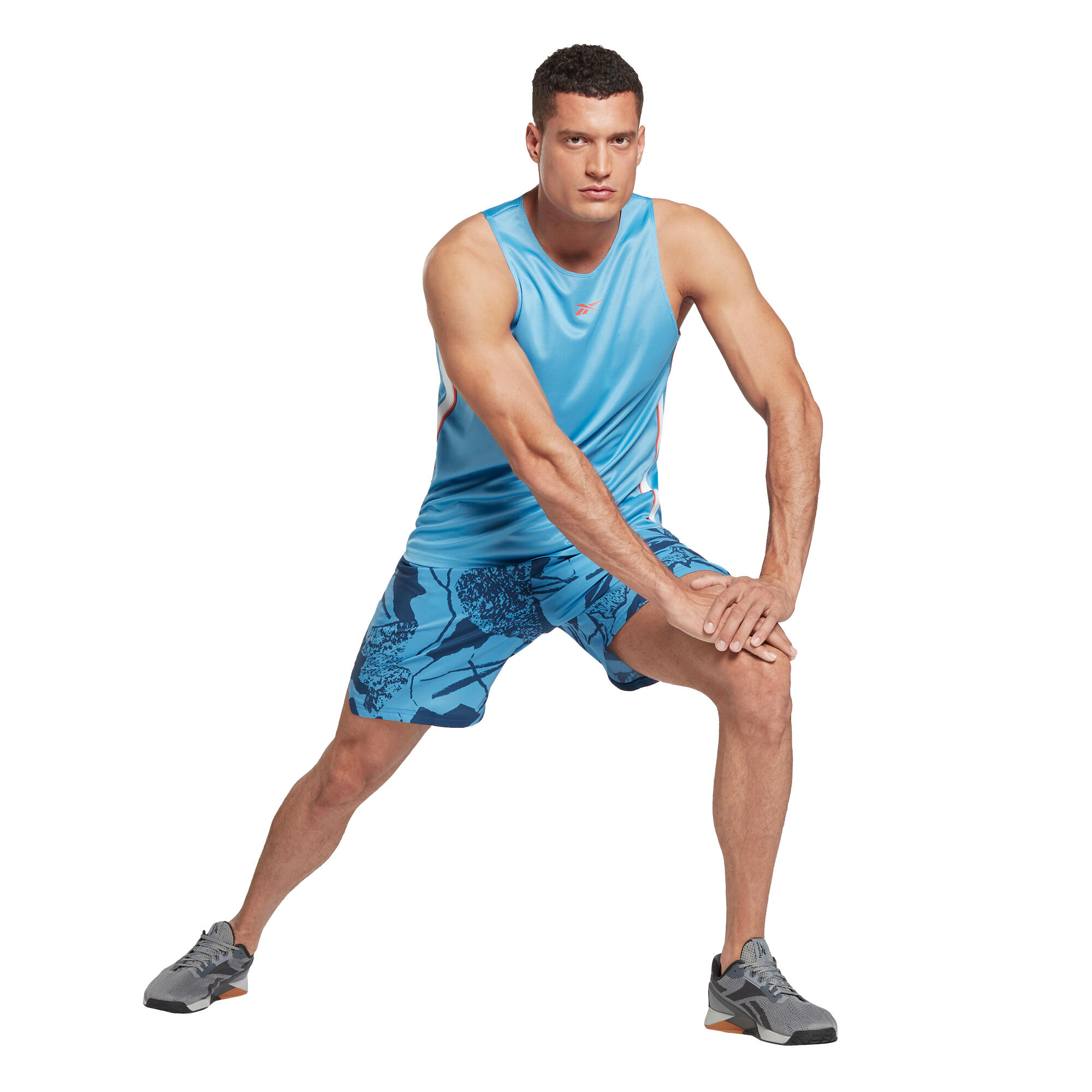 Reebok Shorts Fitness Cardio WOR AOP REEBOK Herren