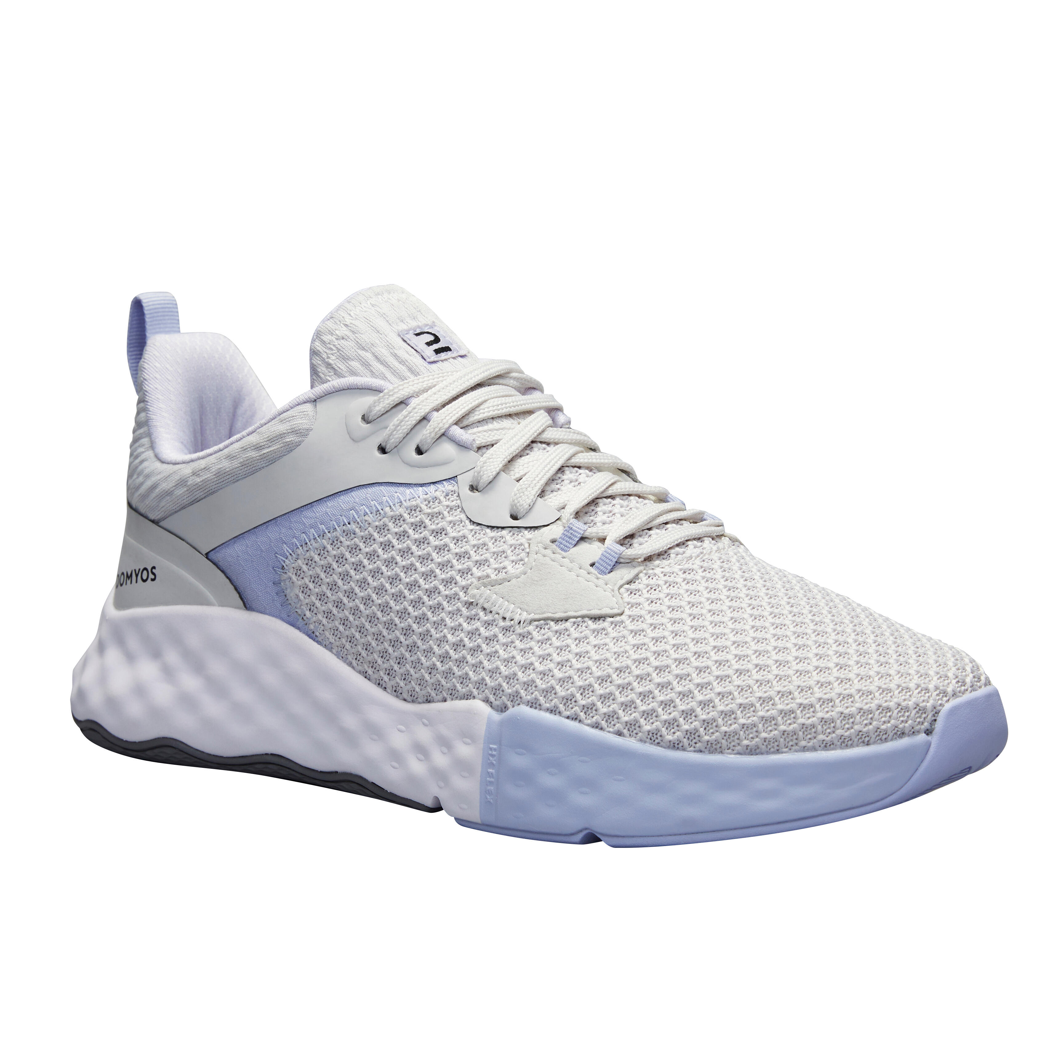 Domyos Fitnessschuhe 520 Sneaker Damen weiss/rosa