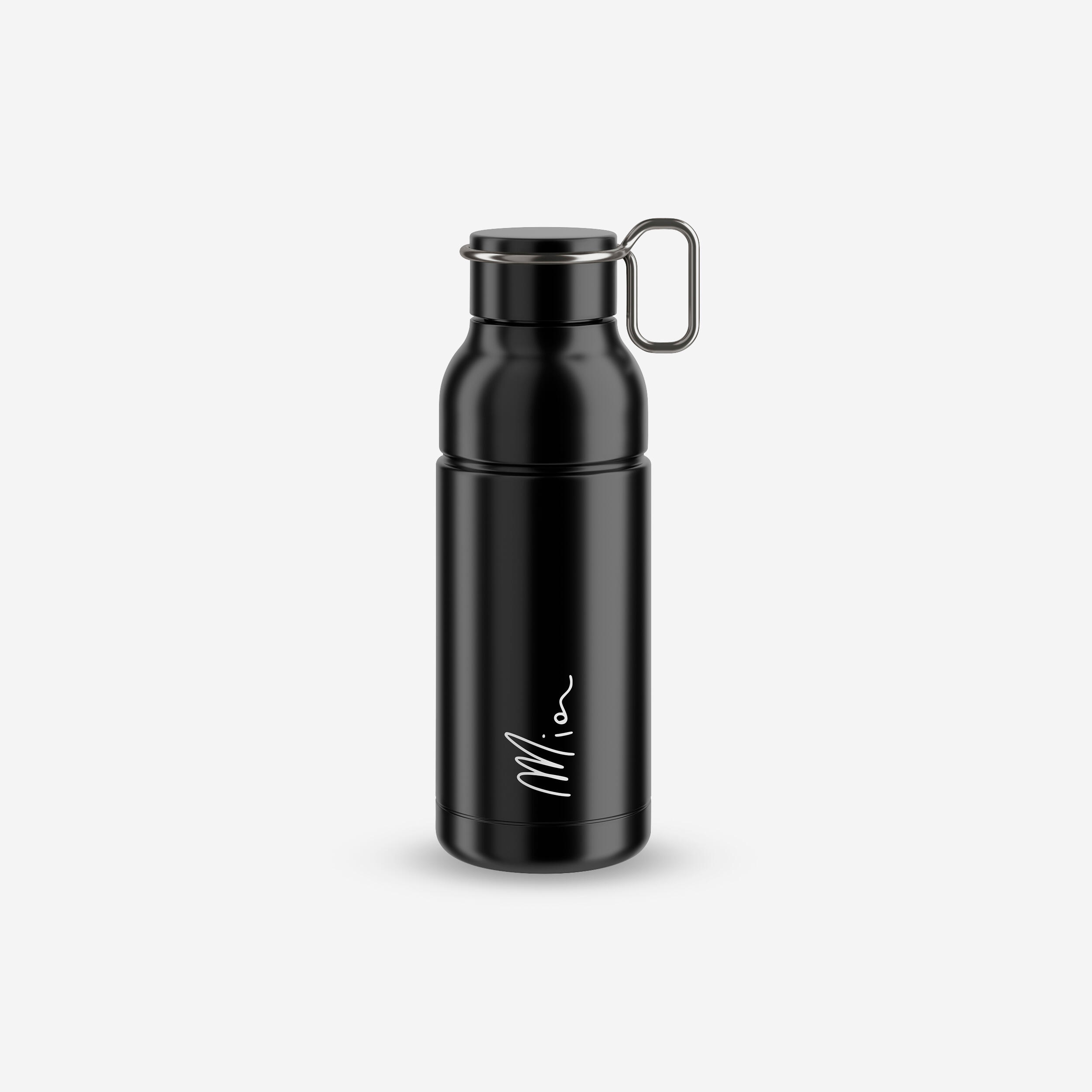 Elite Fahrrad-Trinkflasche Mia 650 ml Edelstahl schwarz