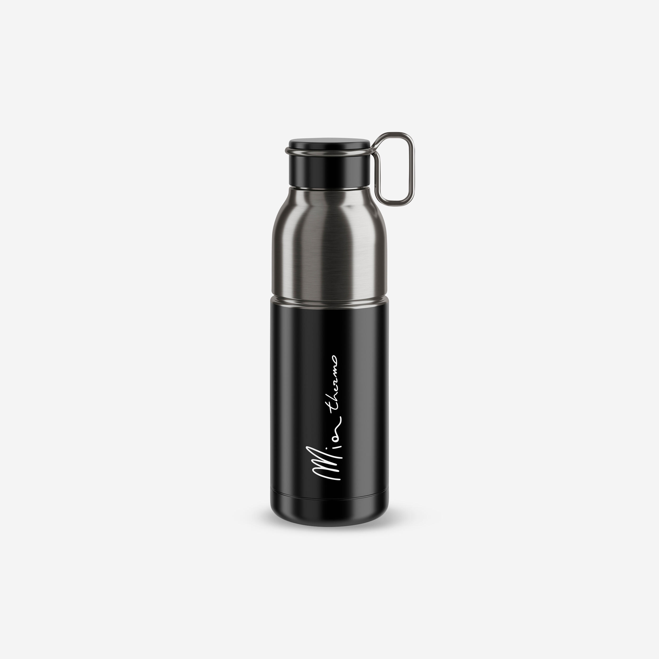 Elite Fahrrad Trinkflasche Elite Mia Thermo isolierend 550 ml Edelstahl schwarz