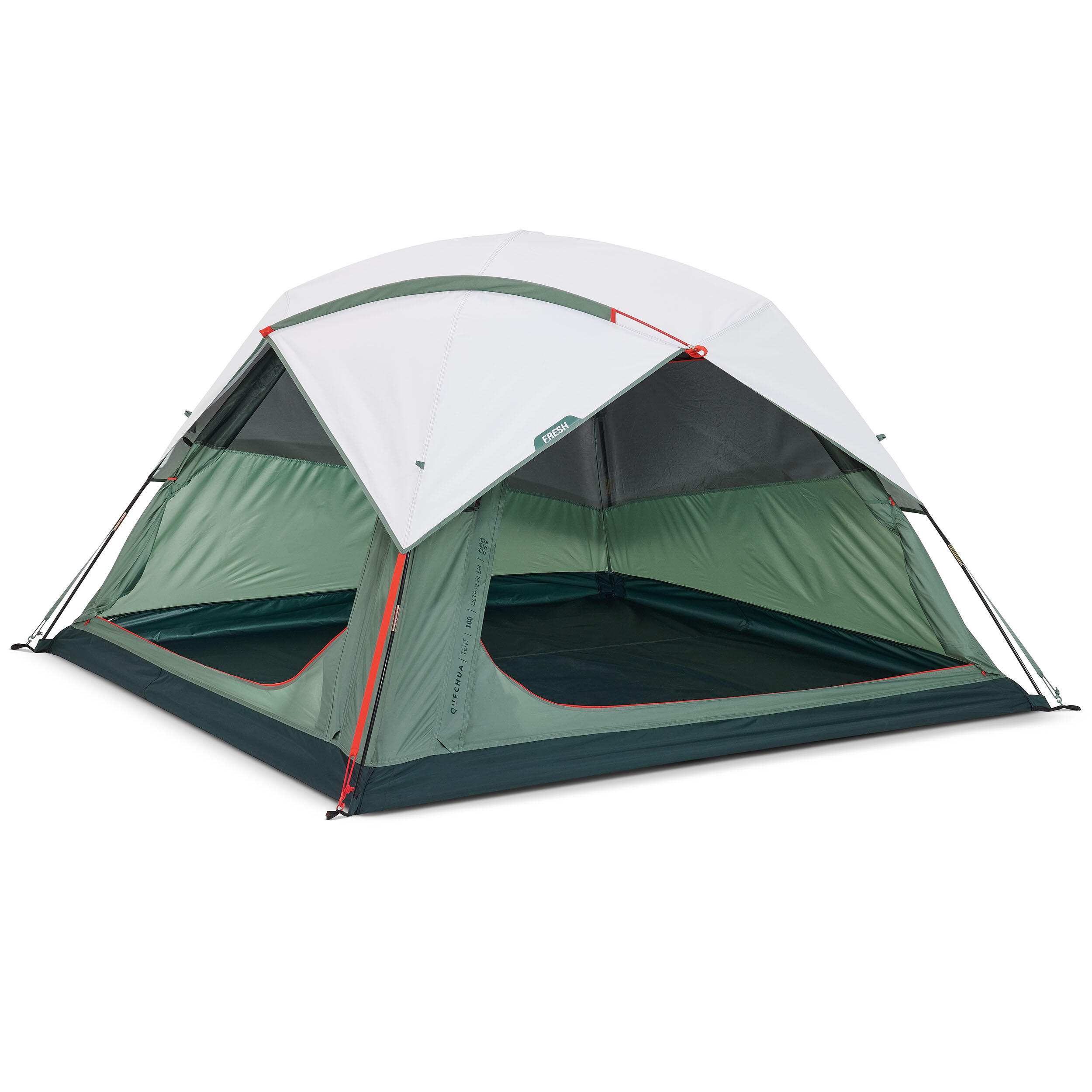 Quechua Campingzelt Stangenaufbau - MH100 Ultrafresh für 3 Personen