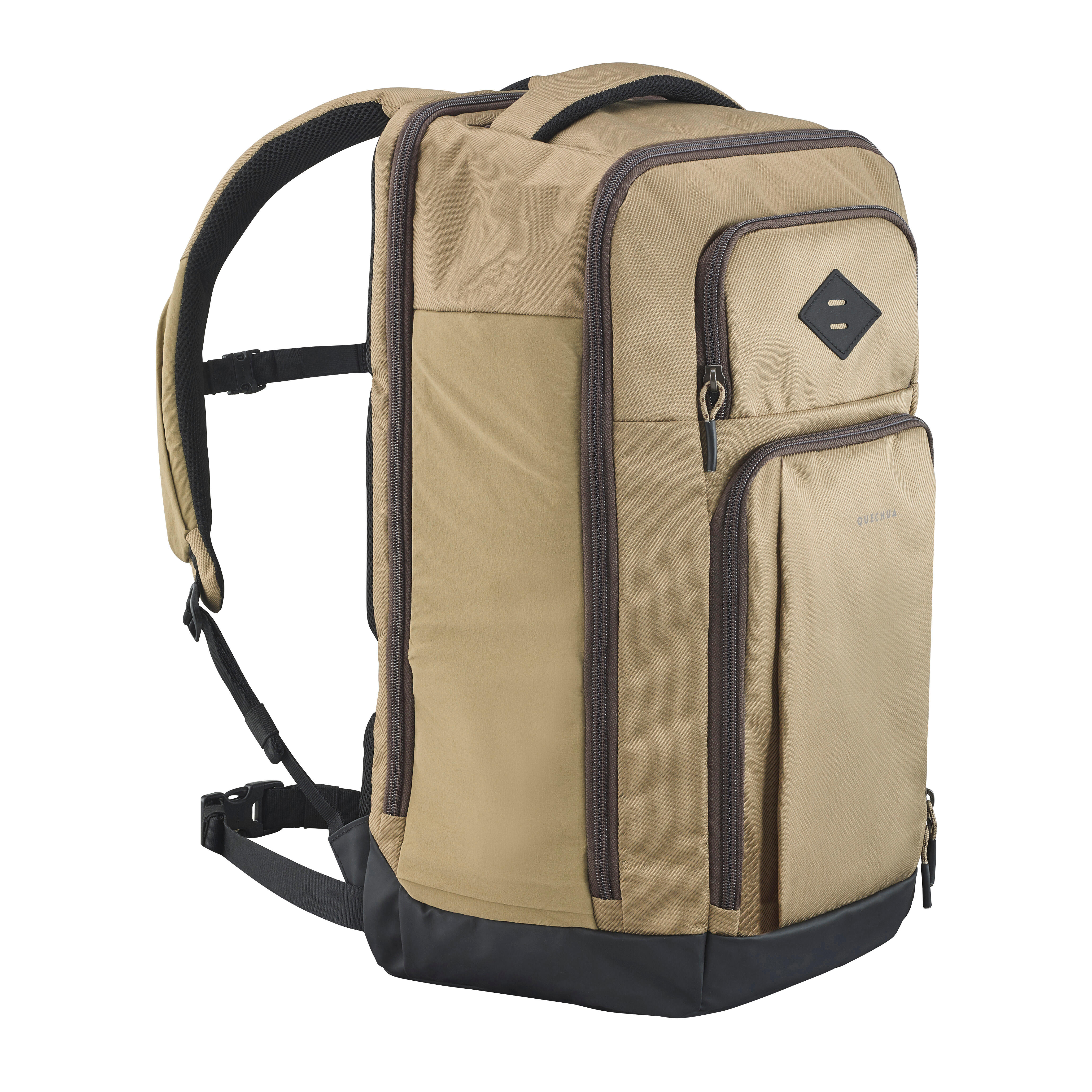 Quechua Wanderrucksack Naturwandern NH500 Escape 32 Liter sandfarben
