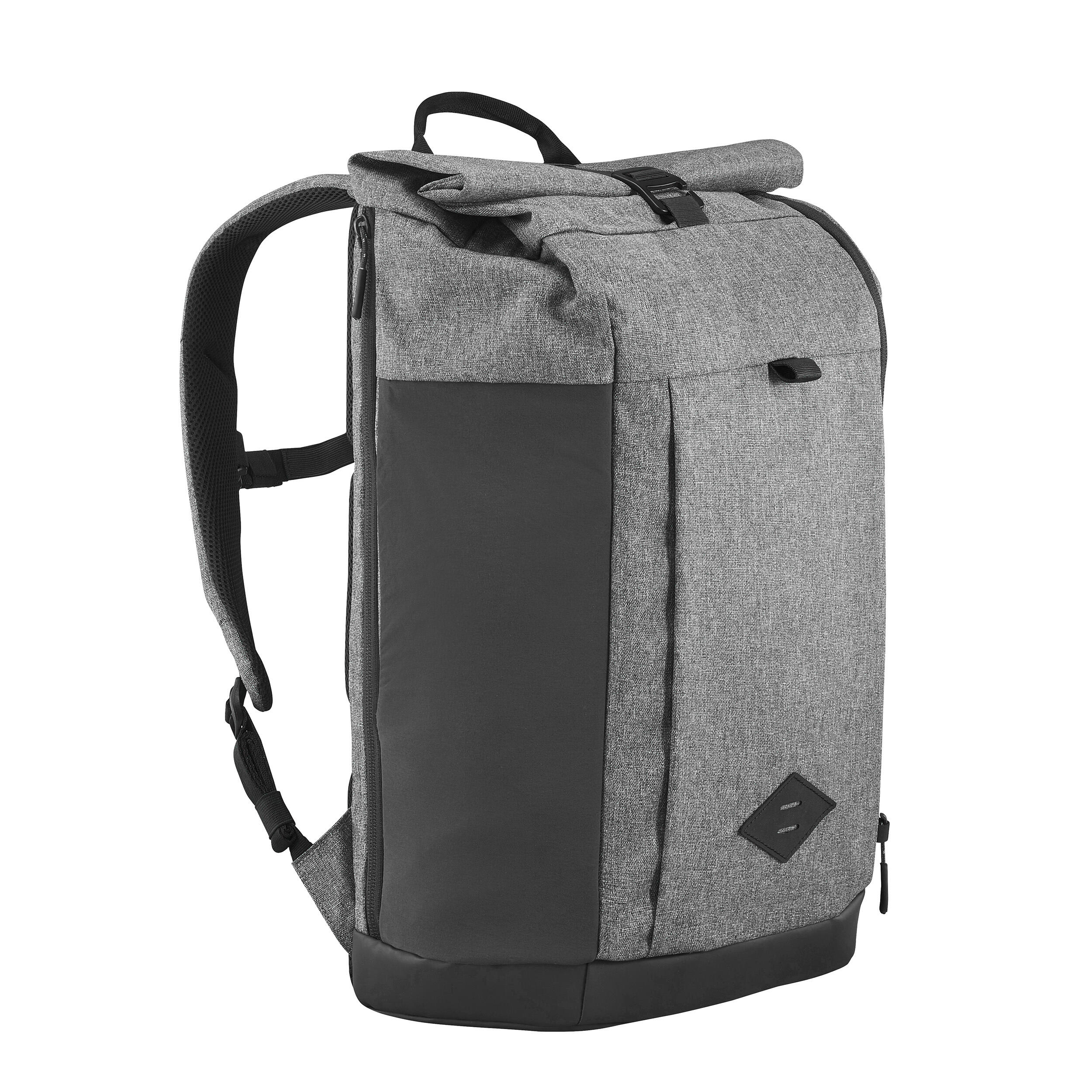 Quechua Wanderrucksack Naturwandern NH500 Escape Rolltop 23 L gelb