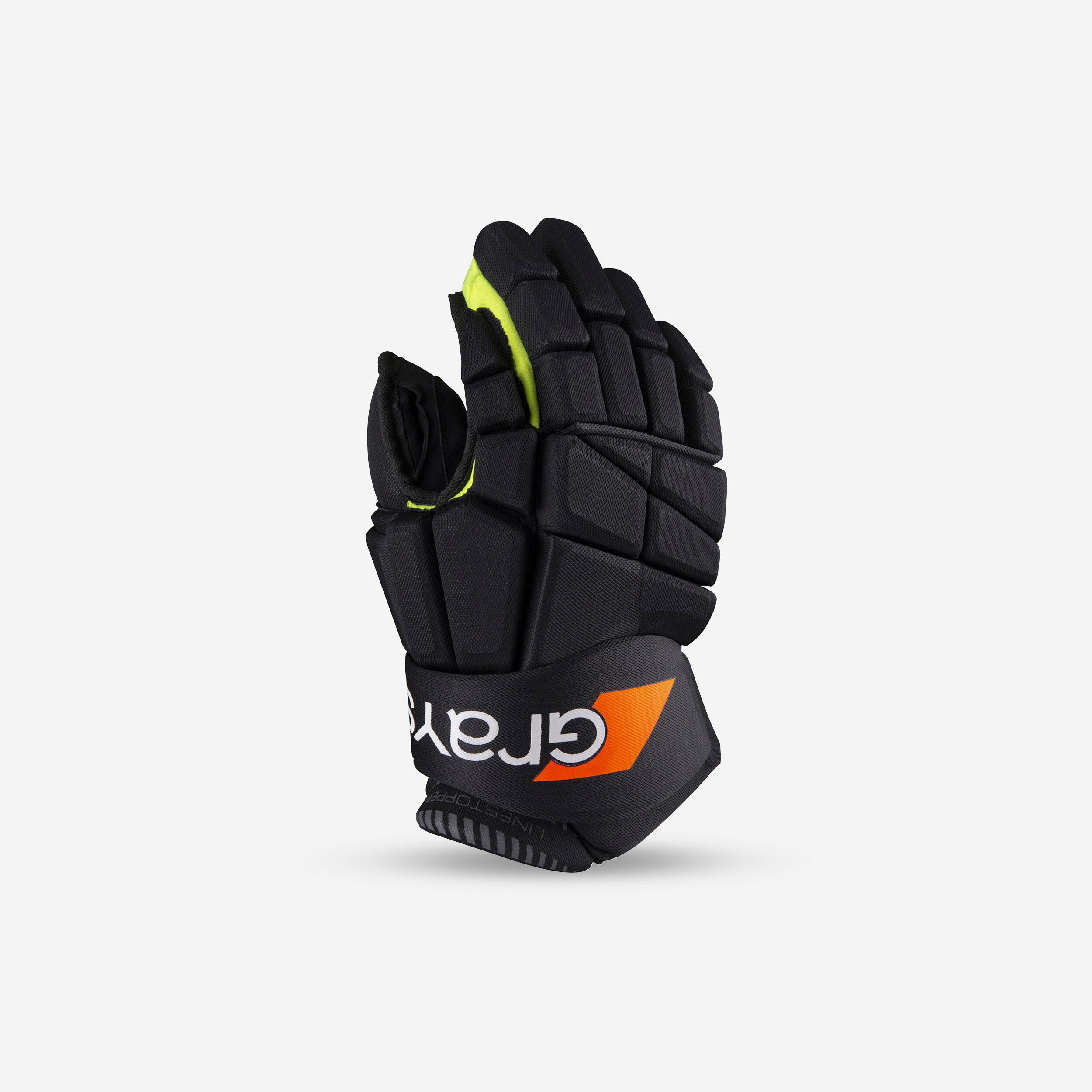 Grays Handschuh Feldhockey PC Grays Linestopper Rechtshand Erwachsene schwarz