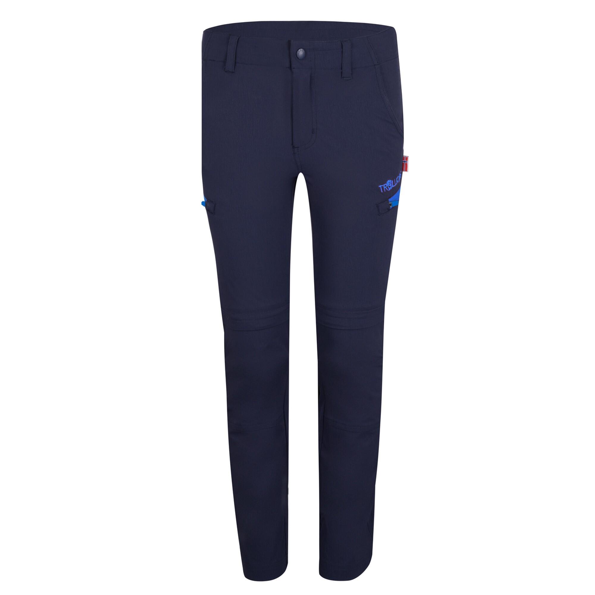 Trollkids Zip-Off-Hose Wandern TROLLKIDS Kjerag Kinder Jungen blau