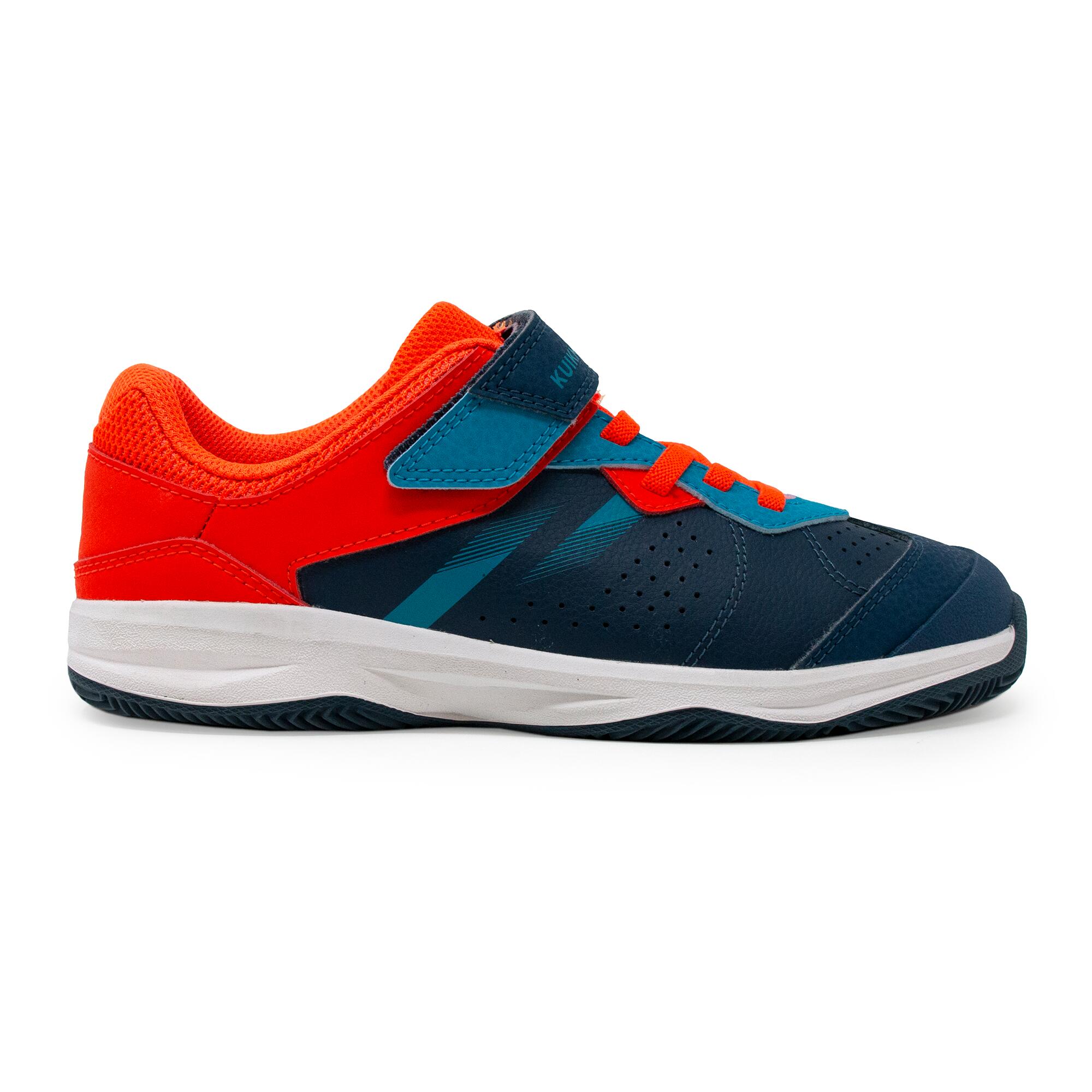 Kuikma Padelschuhe Kinder PS 190 blau/rot