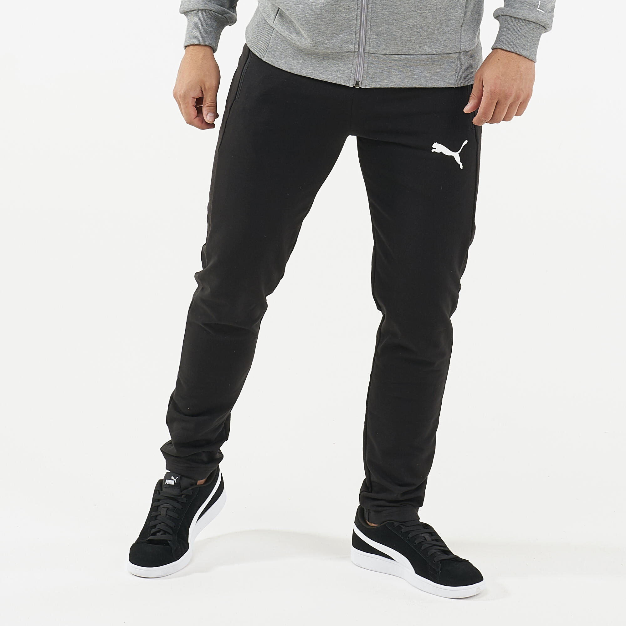 Puma Jogginghose Fitness Puma Baumwolle Herren schwarz