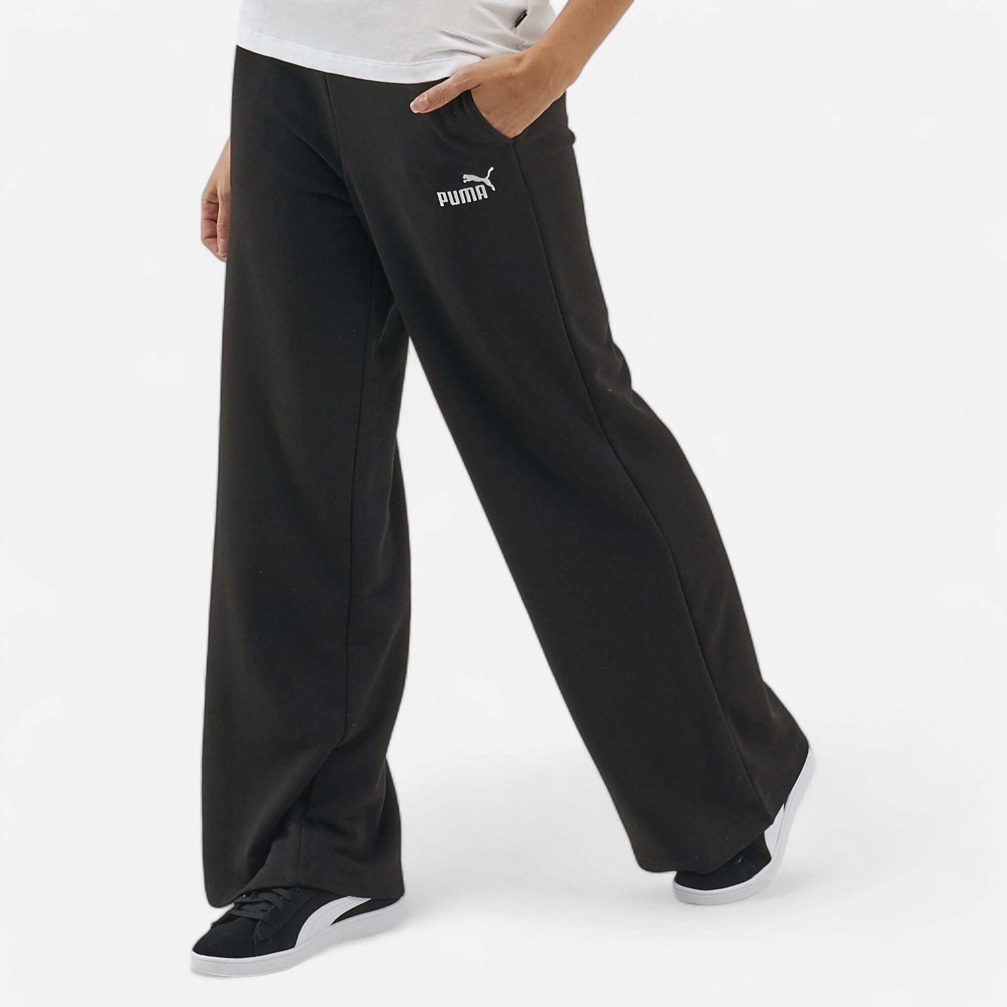 Puma Jogginghose Fitness Loose Puma Baumwolle Damen schwarz