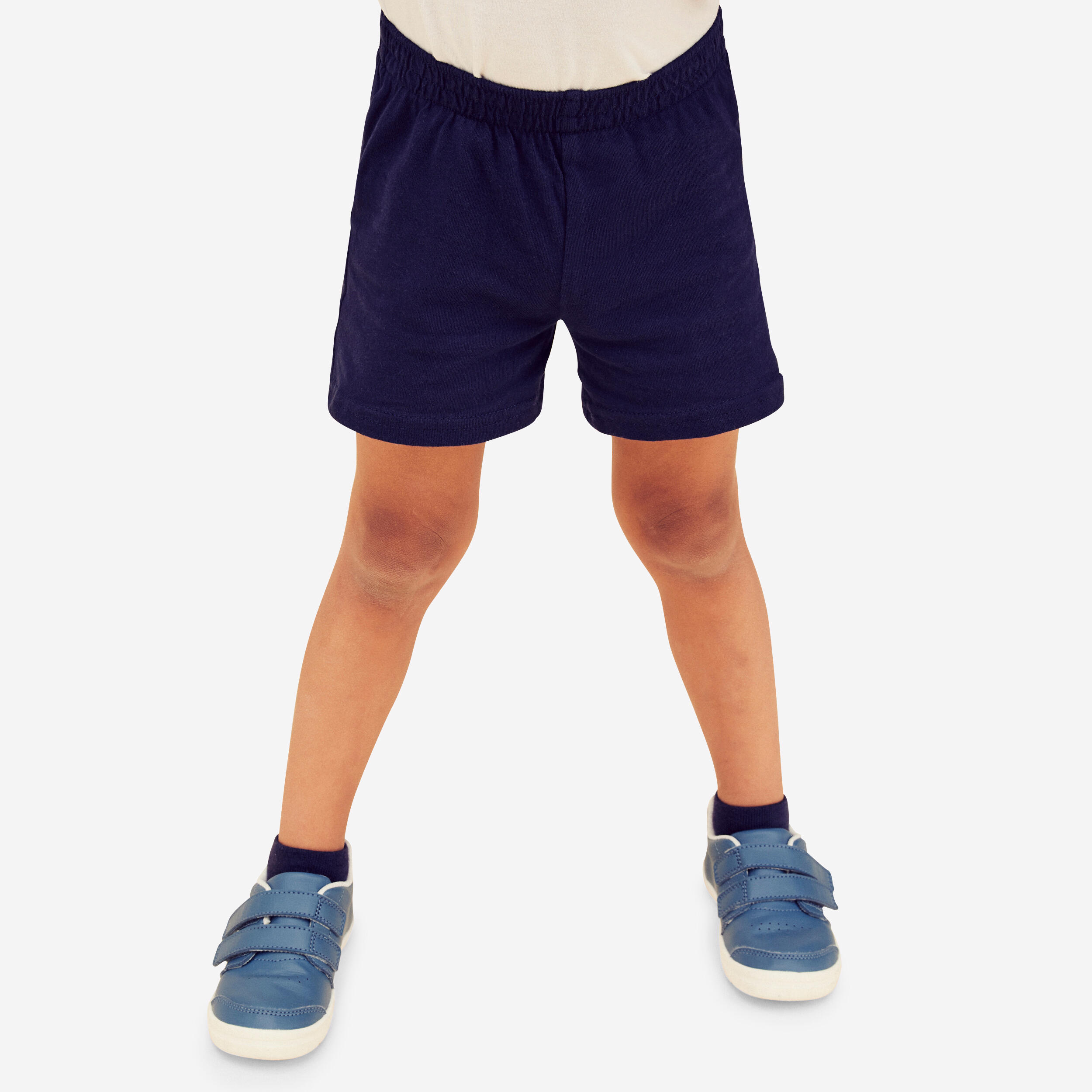 Domyos Shorts Basic Kinder marineblau